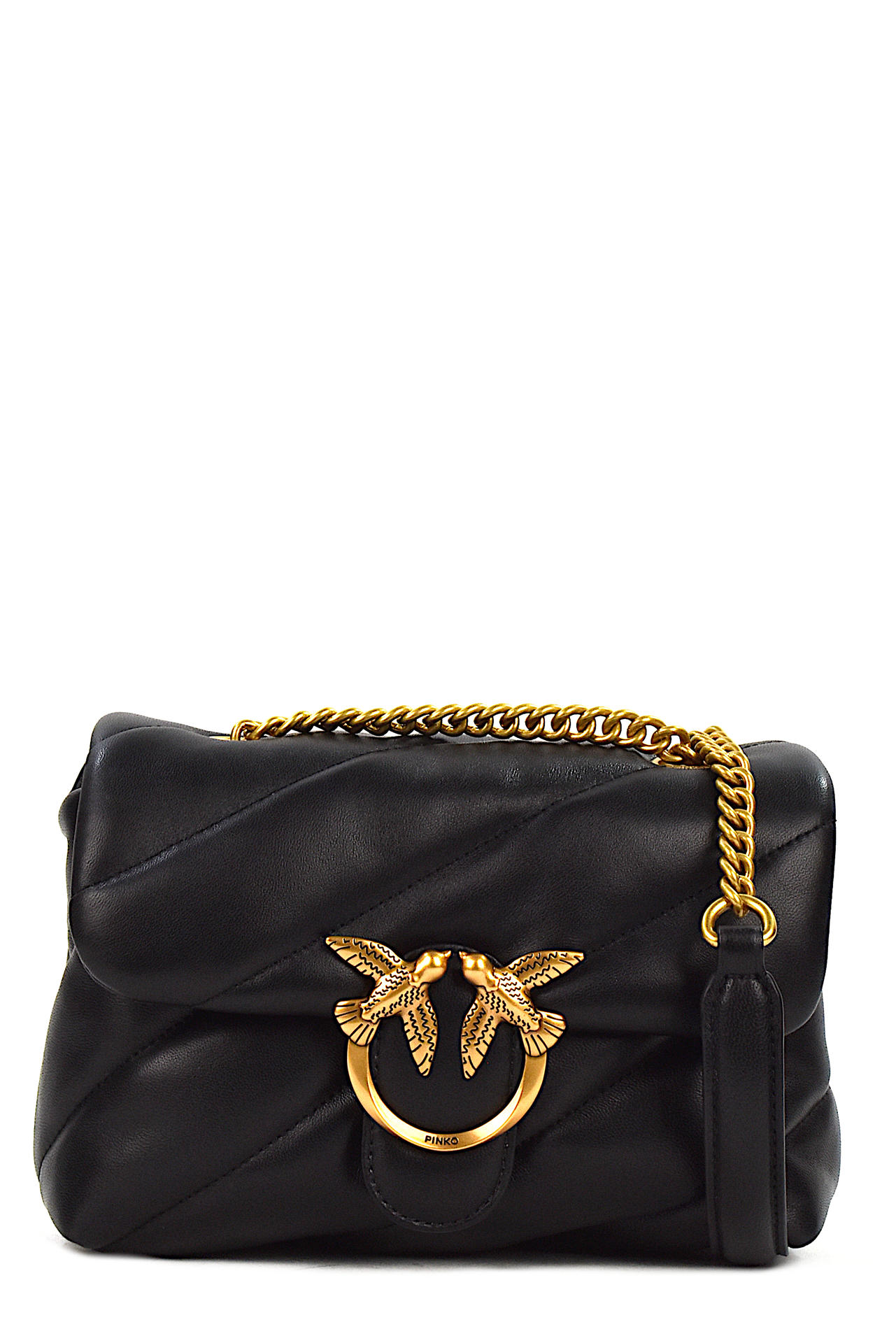 BORSA PINKO 100039A0F2 NERO/ORO