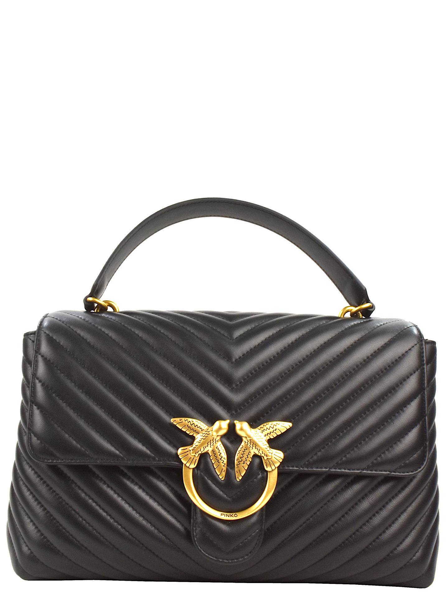 BORSA PINKO 100042 NERO/ORO