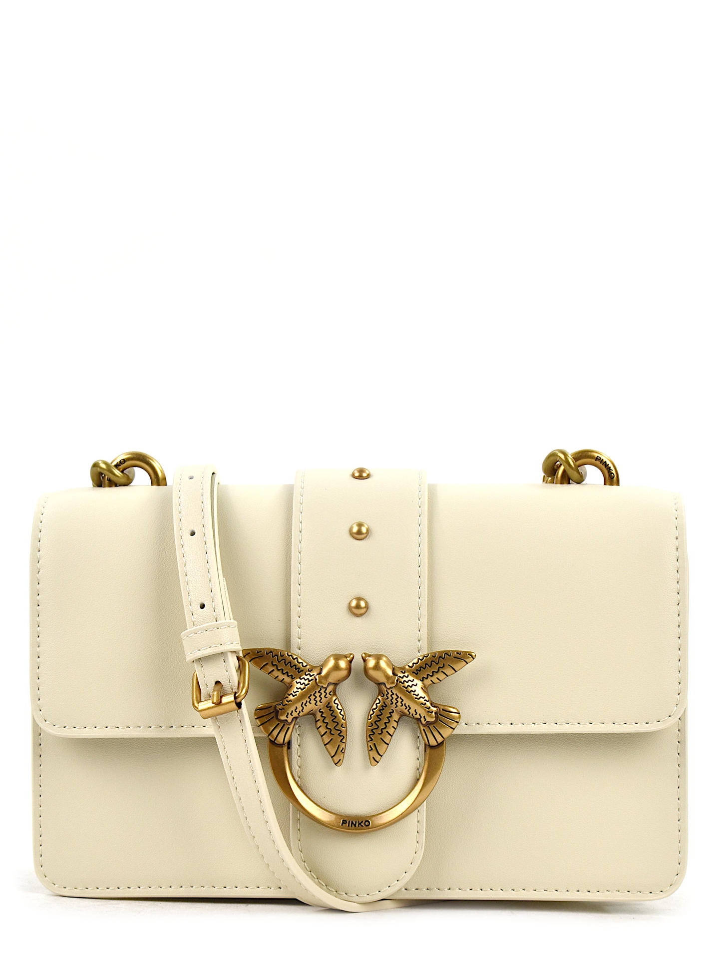 BORSA PINKO 100059A0F1 BIANCO/ORO