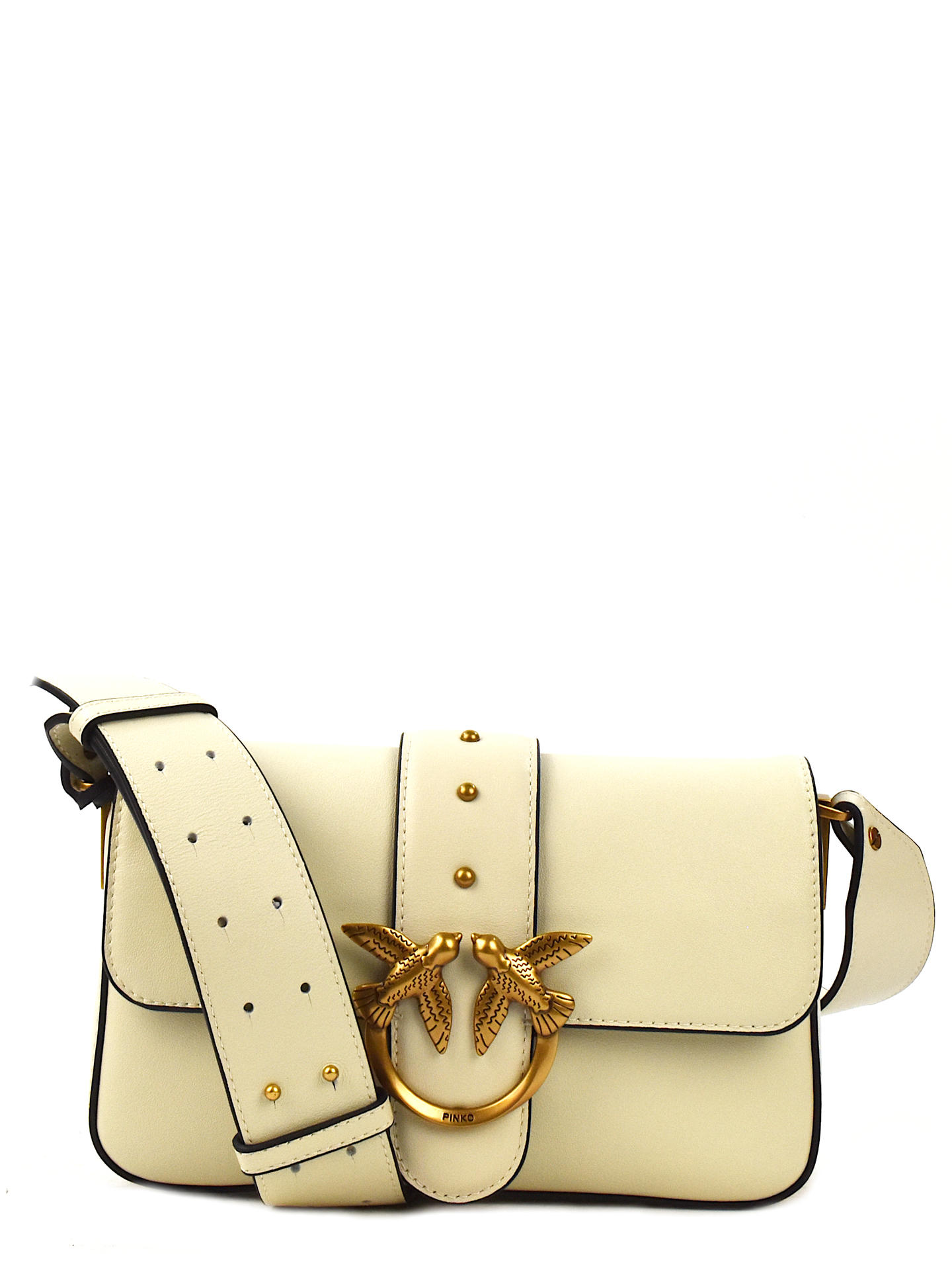 BORSA PINKO 104340 BIANCO/ORO