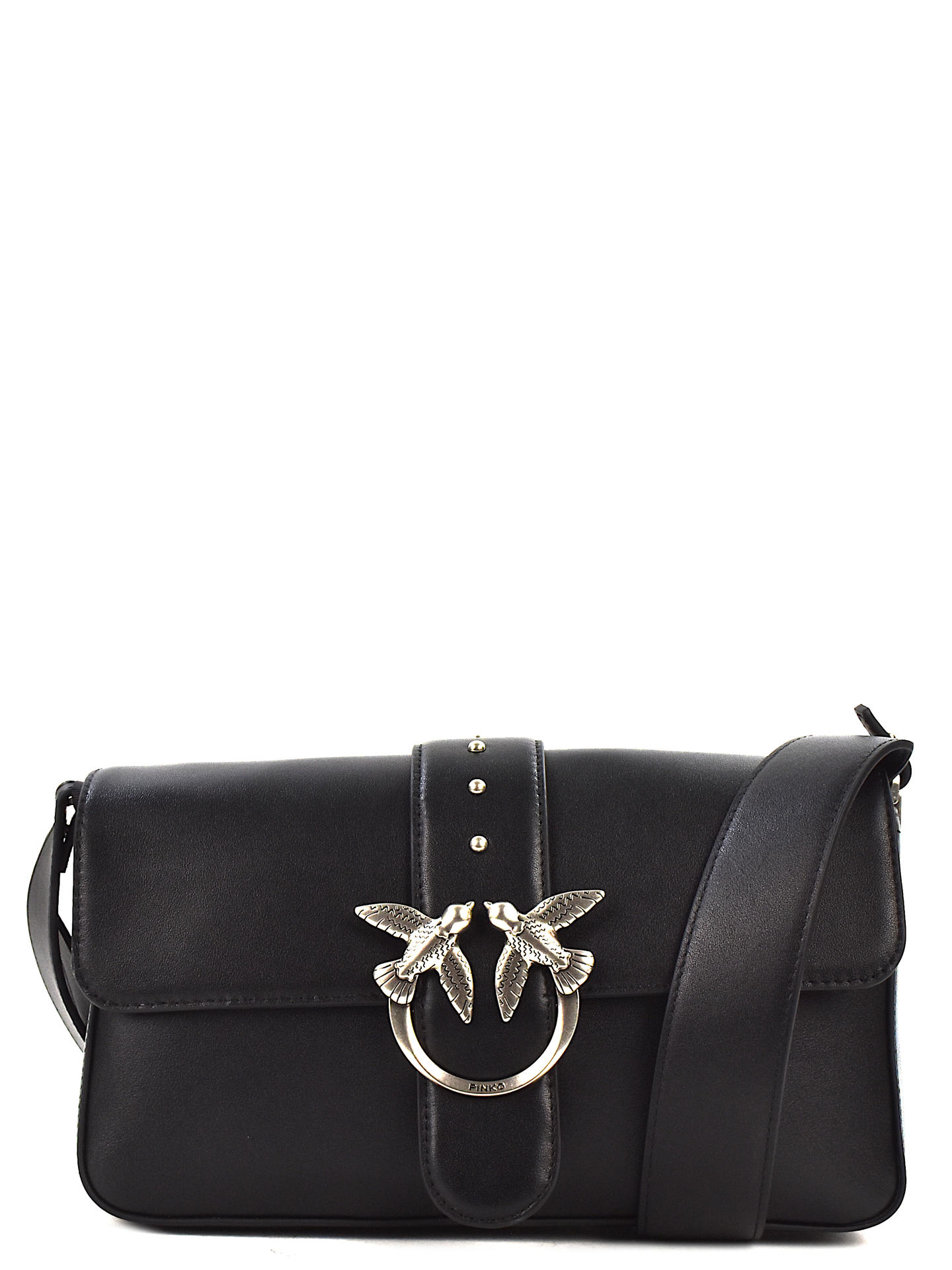 BORSA PINKO 104524A NERO/ARGENTO