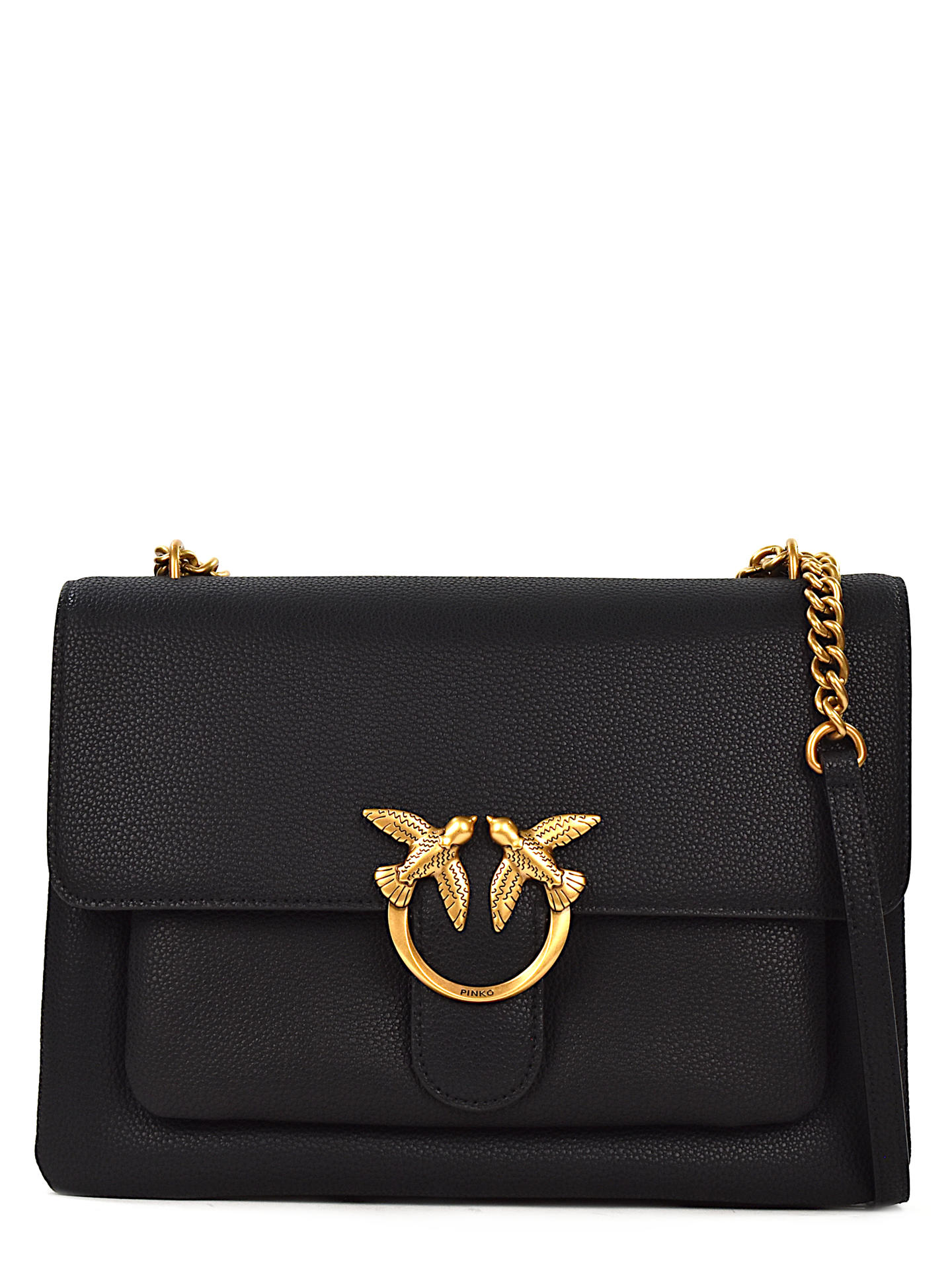 BORSA PINKO 104527 NERO/ORO