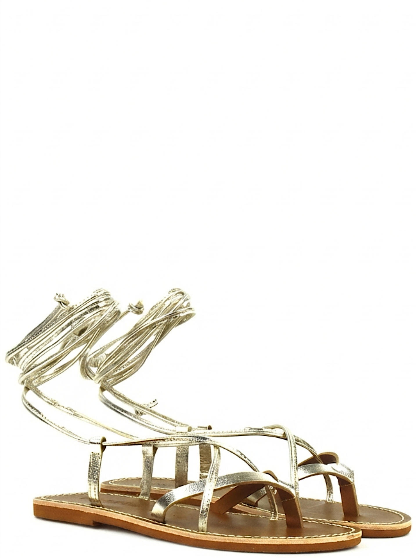 SANDALO BASSO LE SALENTINE 1054L PLATINO