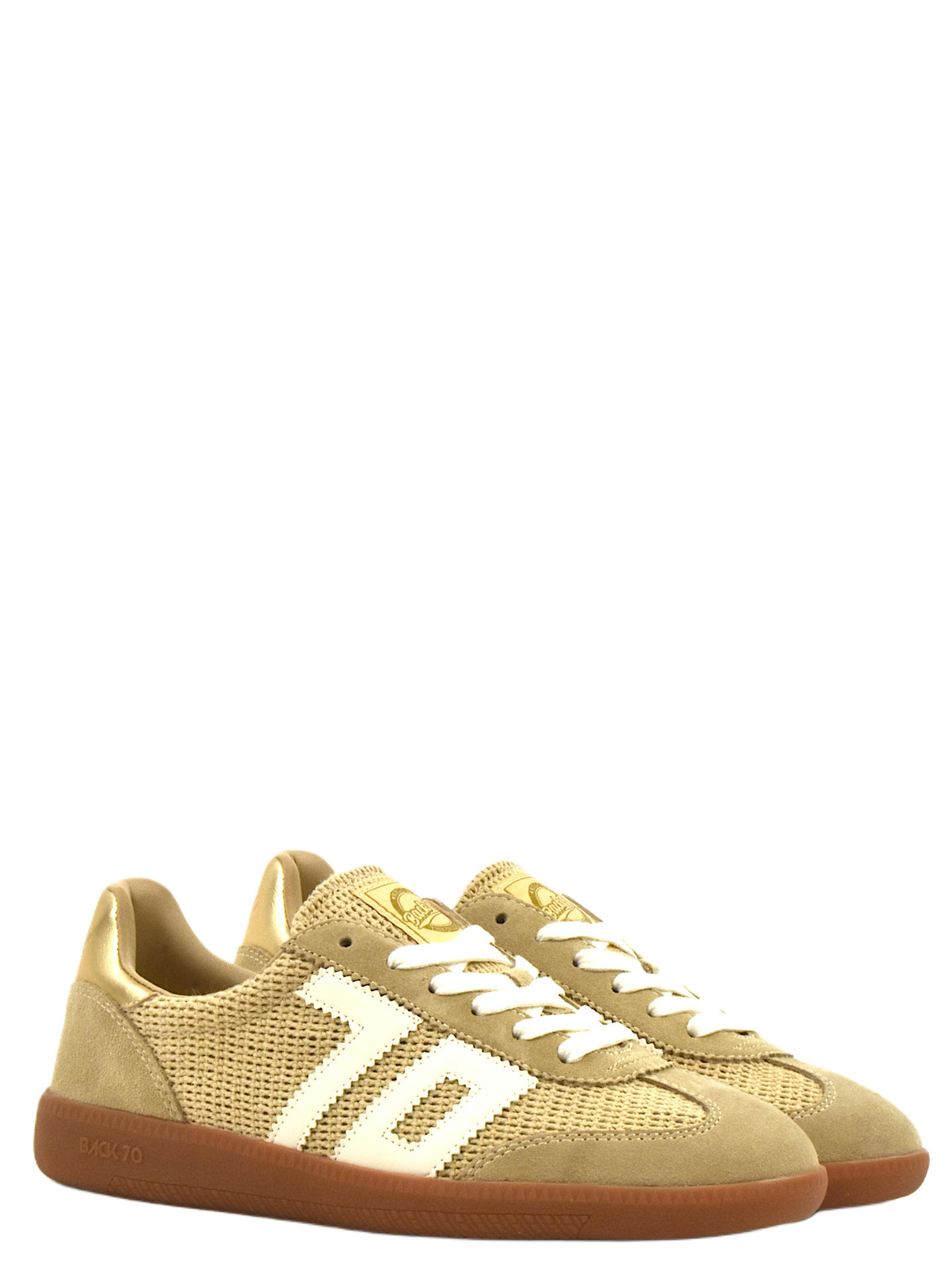 SNEAKERS BACK 70 108007 BEIGE