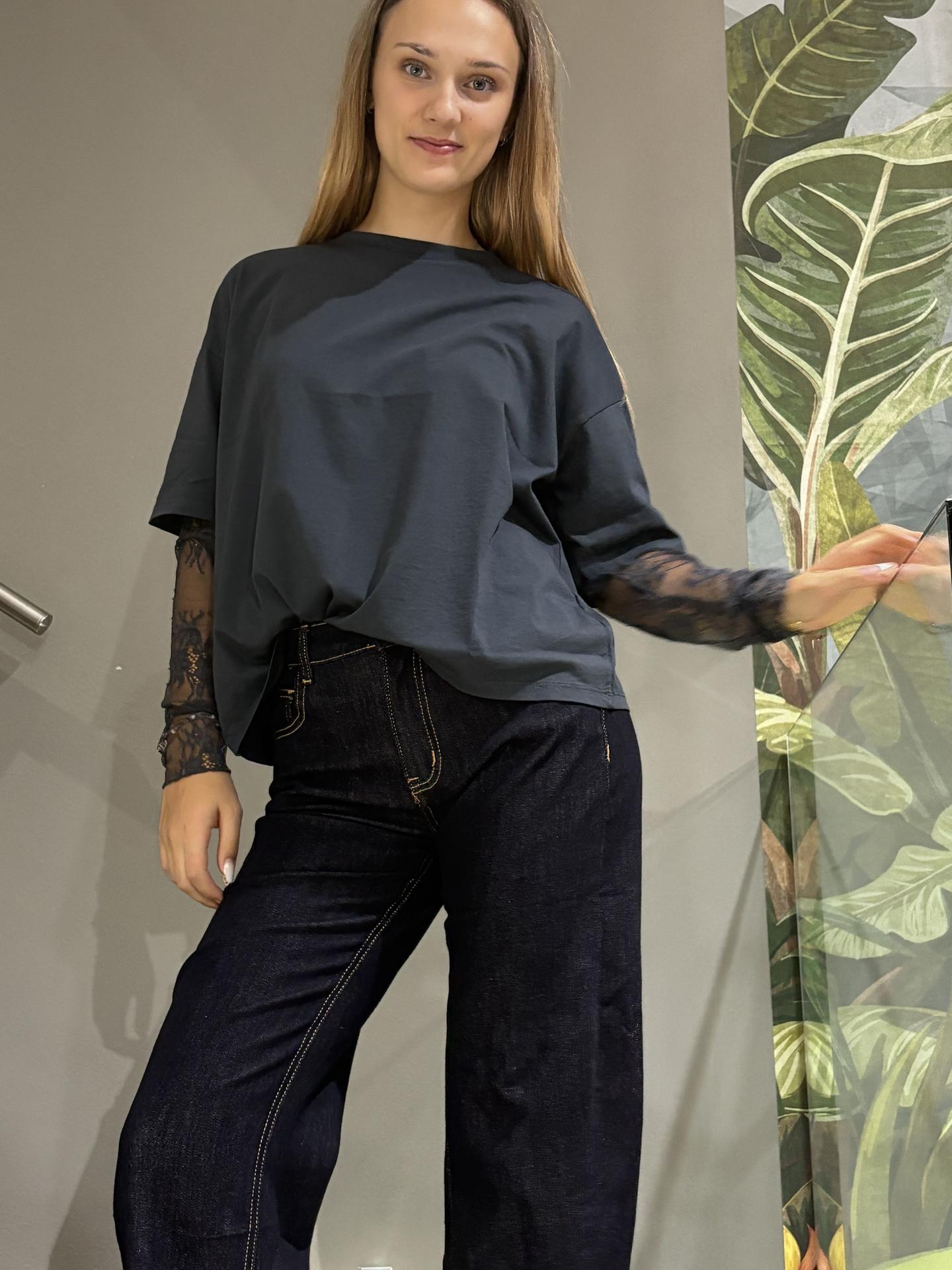 MAGLIA SUSY MIX 11073 GRIGIO