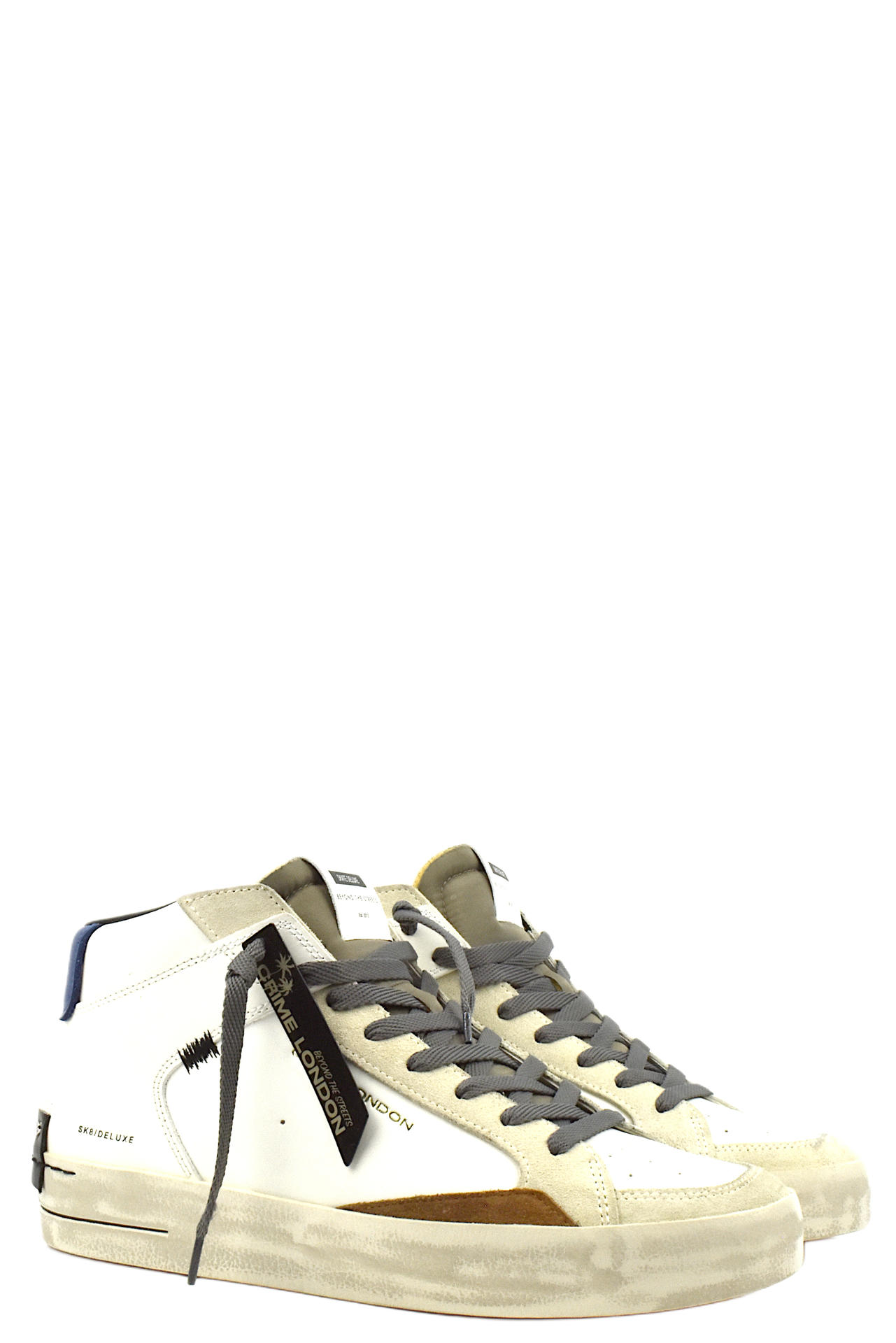 SNEAKERS CRIME LONDON 11151M BIANCO/BEIGE