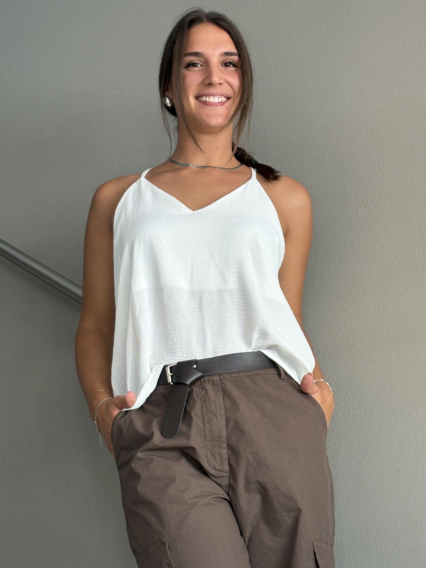 MAGLIA SUSY MIX 121026 BIANCO