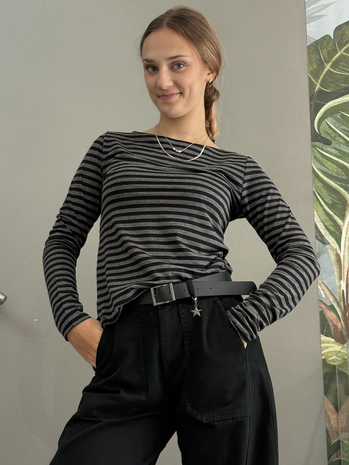 MAGLIA SUSY MIX 12383 GRIGIO