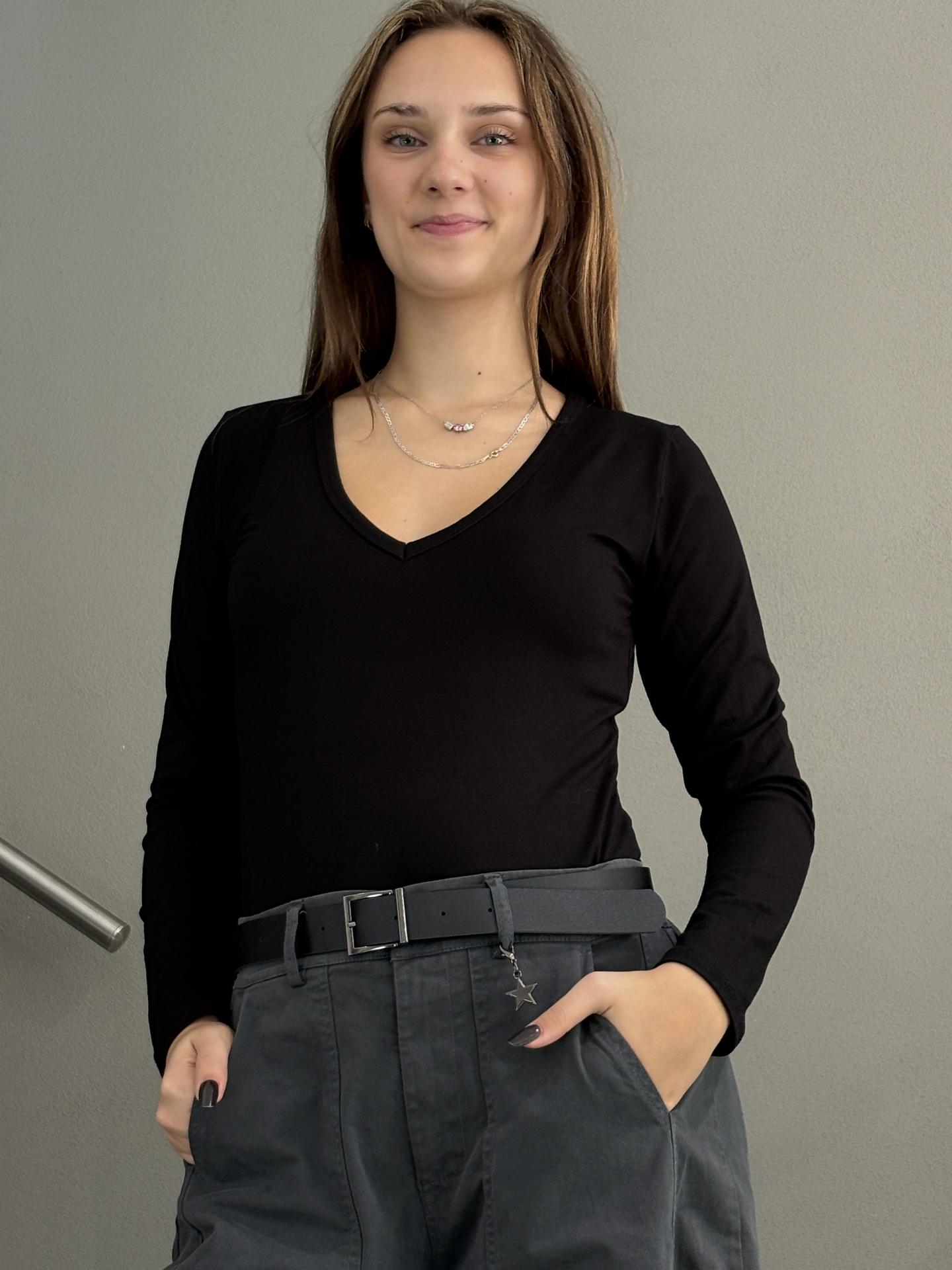 MAGLIA SUSY MIX 12546 NERO