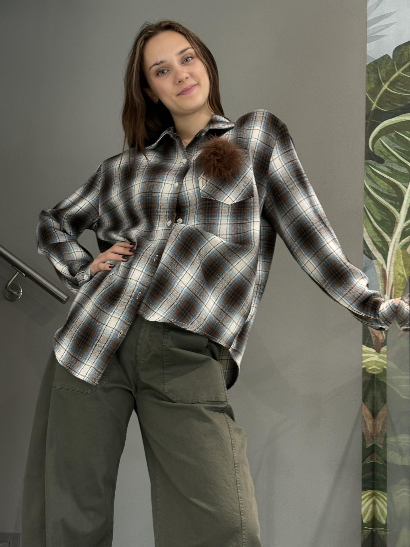 CAMICIA SUSY MIX 12569 BLUE