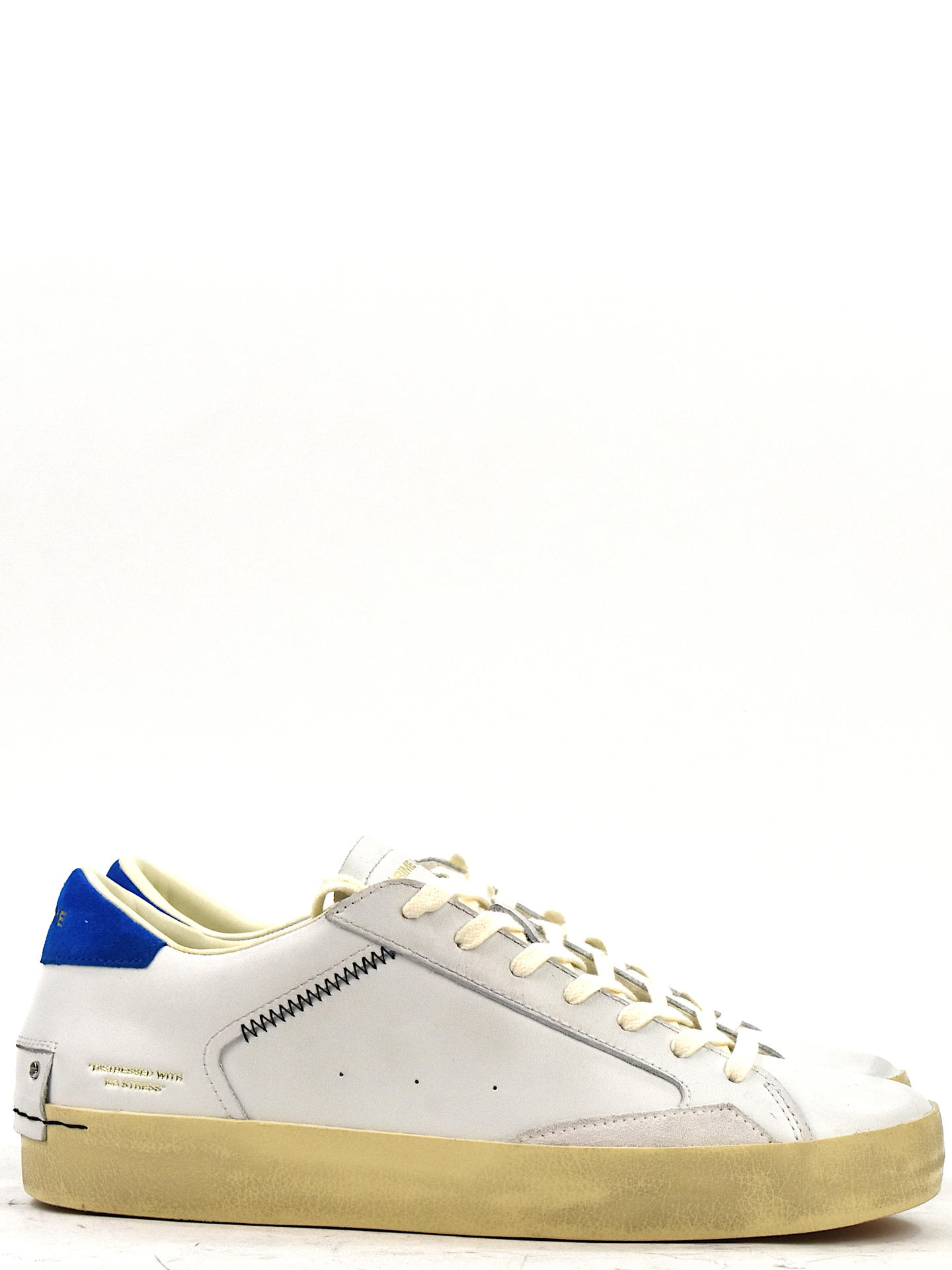 SNEAKERS CRIME LONDON 14003 BIANCO