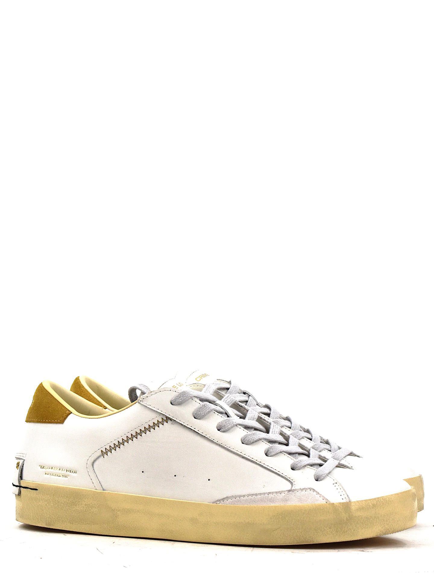 SNEAKERS CRIME LONDON 14006 BIANCO