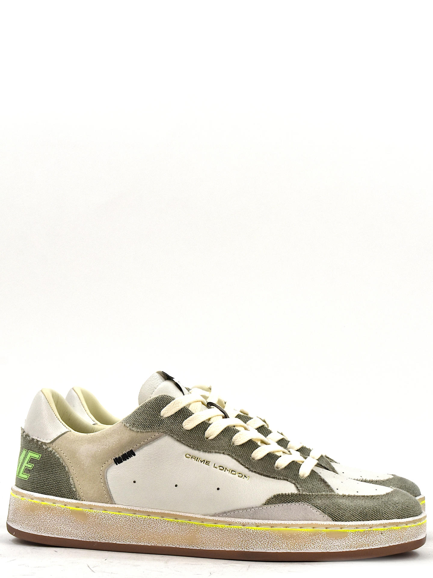 SNEAKERS CRIME LONDON 14201 BIANCO