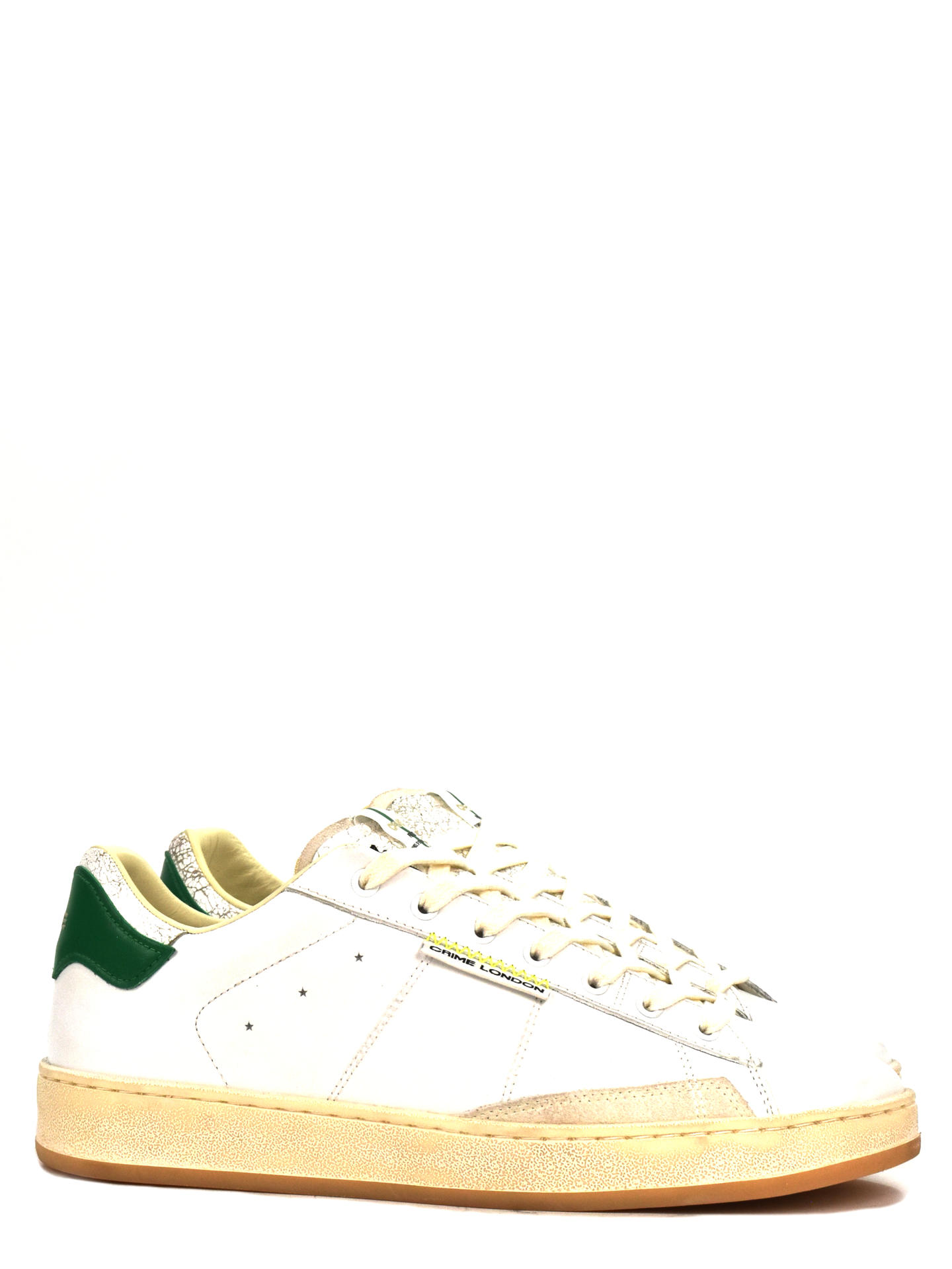 SNEAKERS CRIME LONDON 14230 BIANCO