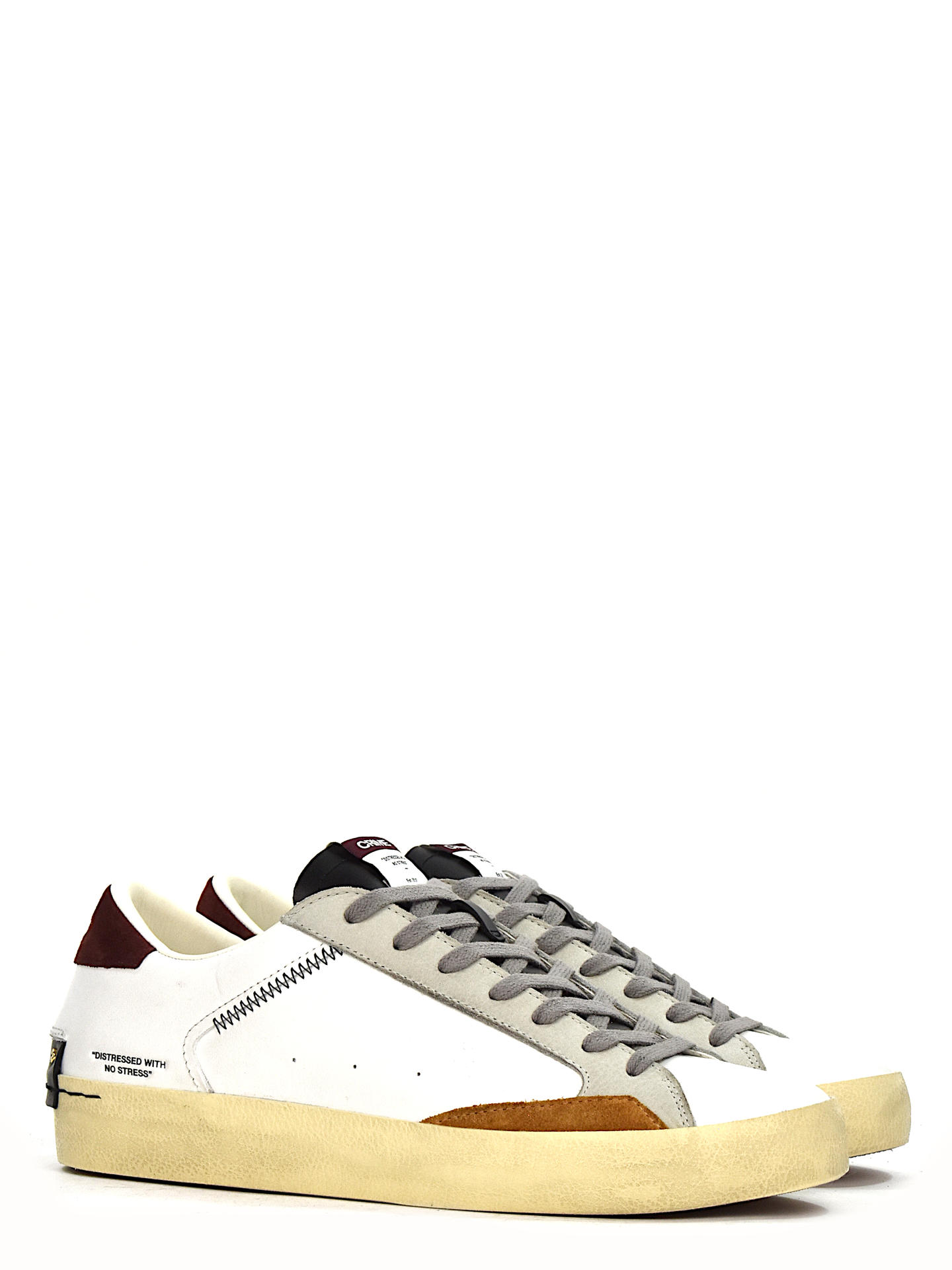 SNEAKERS CRIME LONDON 15003 BIANCO