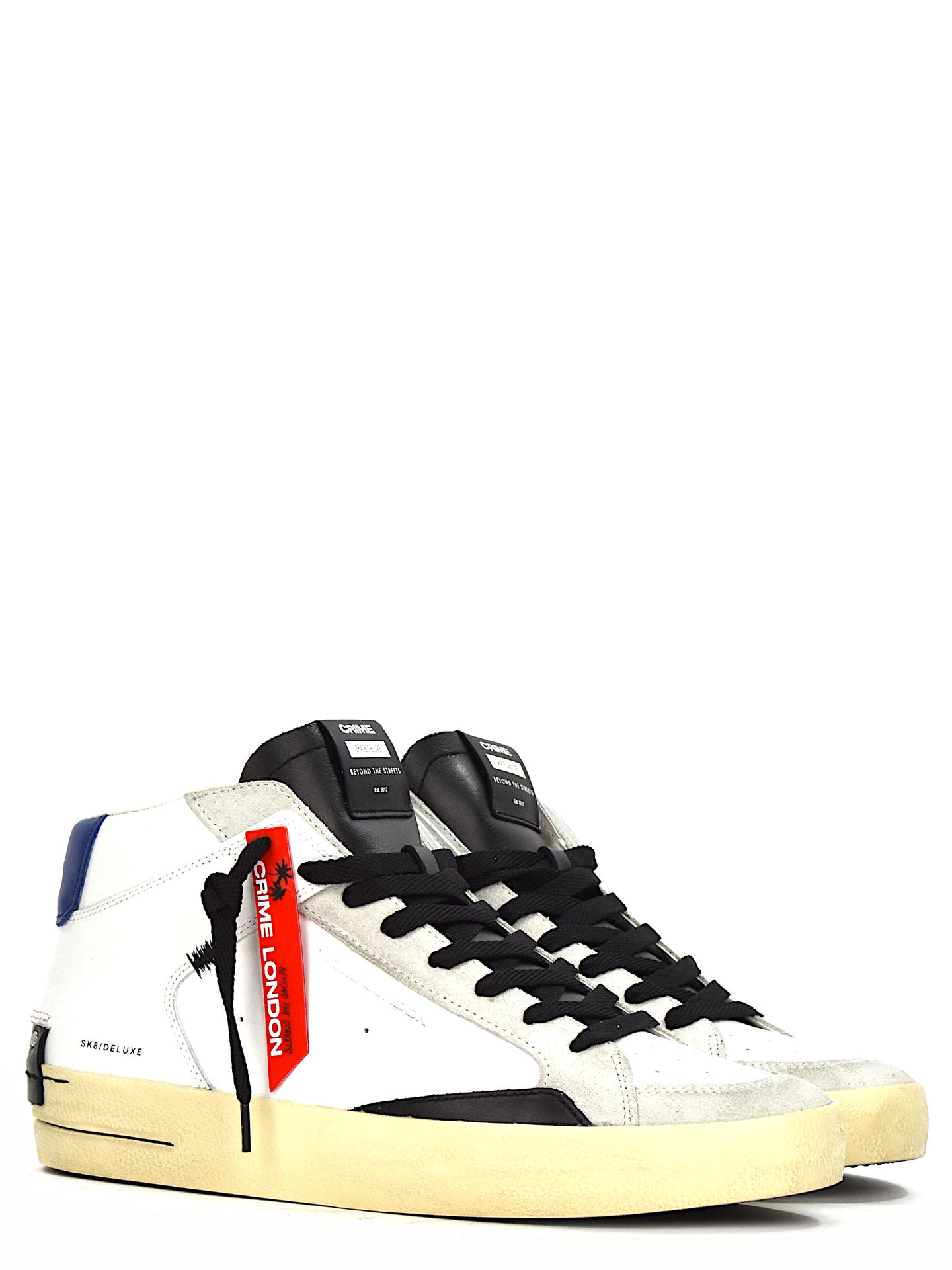 SNEAKERS CRIME LONDON 15151 BIANCO