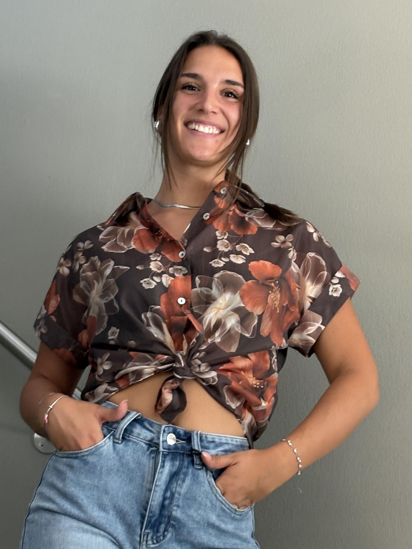 CAMICIA SUSY MIX 242728F MARRONE