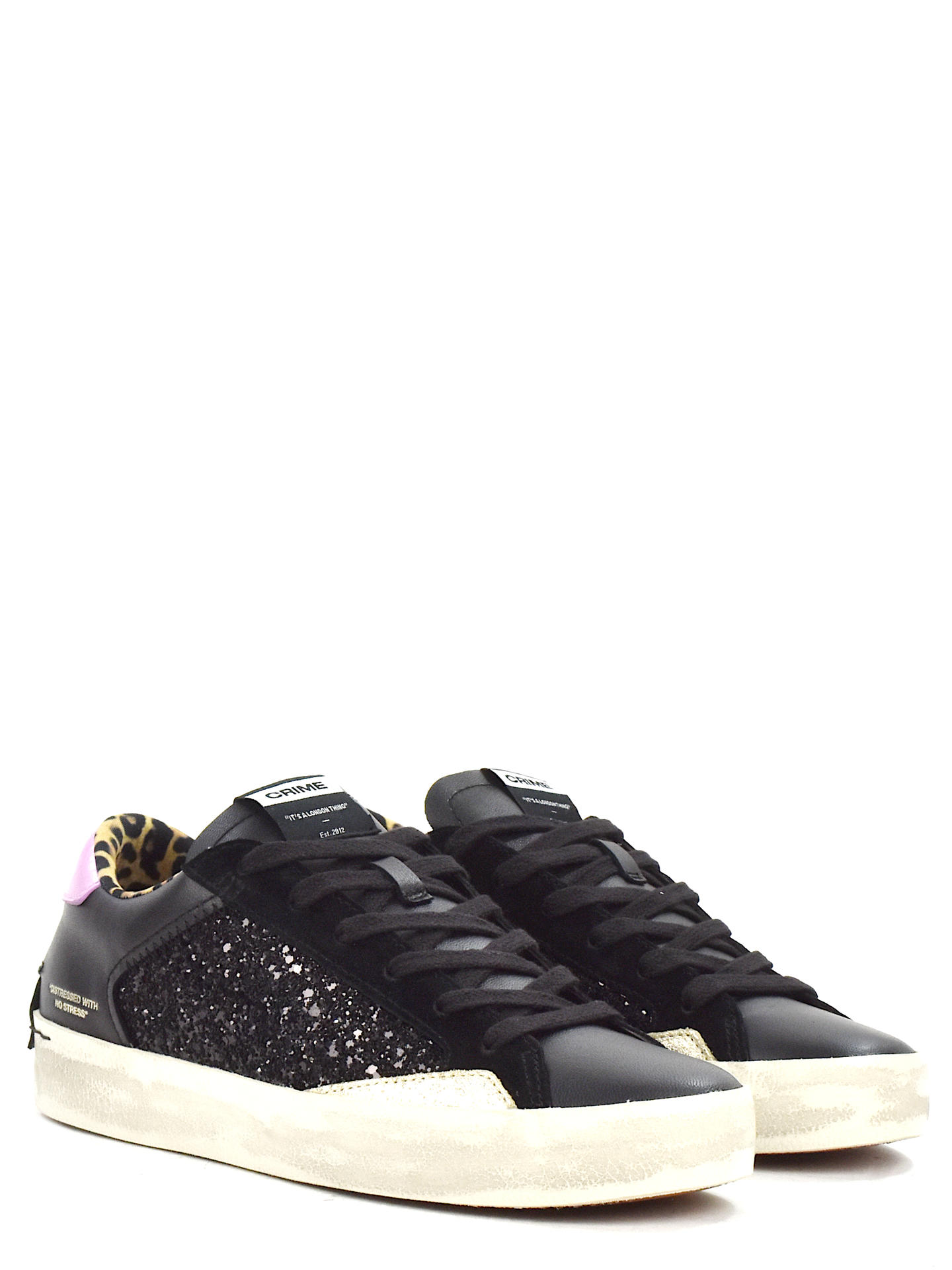 SNEAKERS CRIME LONDON 25008 NERO