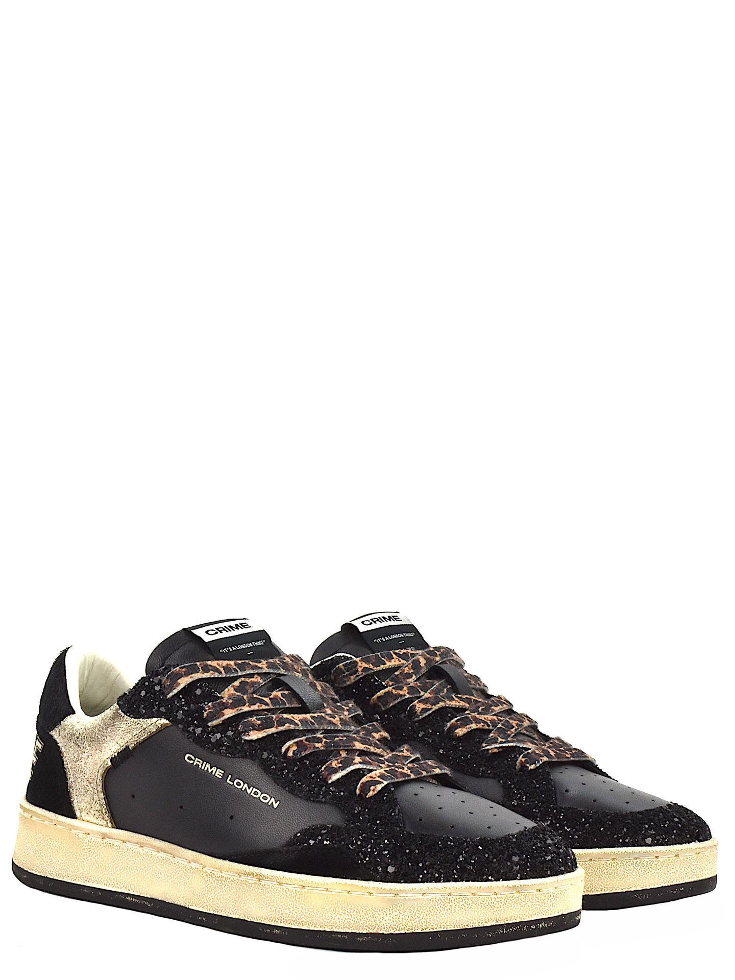 SNEAKERS CRIME LONDON 25205 NERO