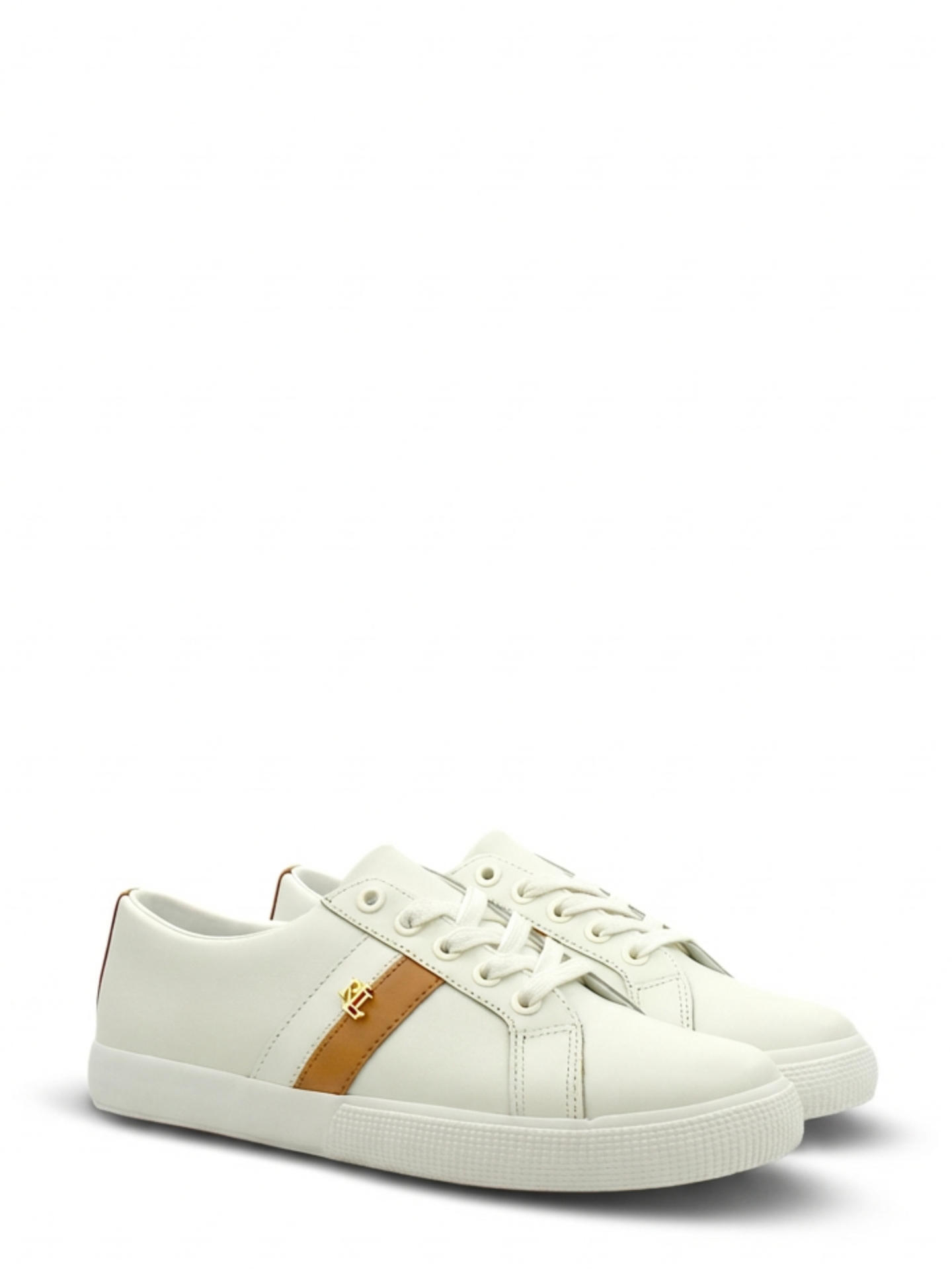 SNEAKERS RALPH LAUREN 25365 BIANCO/CUOIO