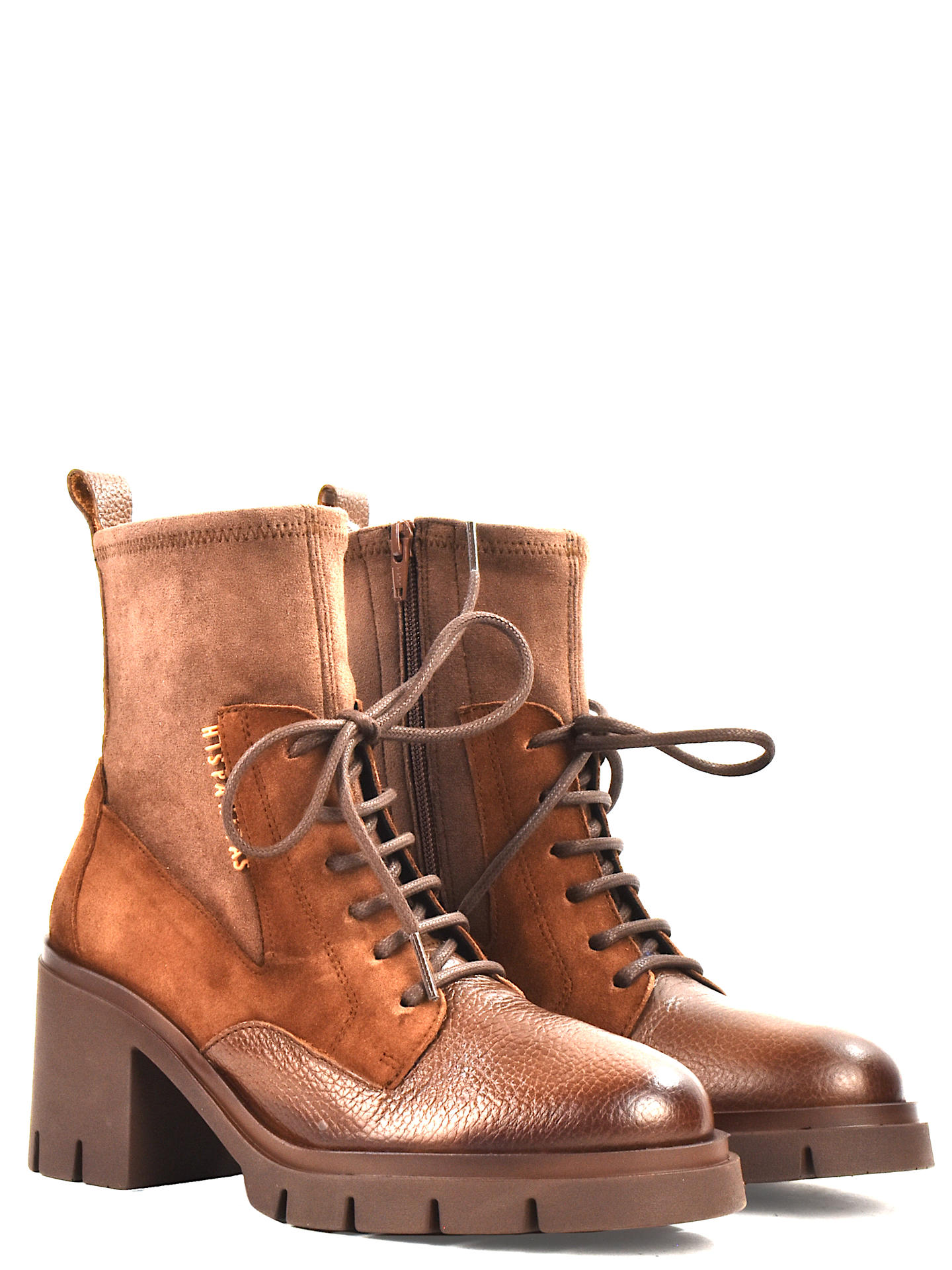 STIVALETTO ALTO HISPANITAS 254281 MARRONE