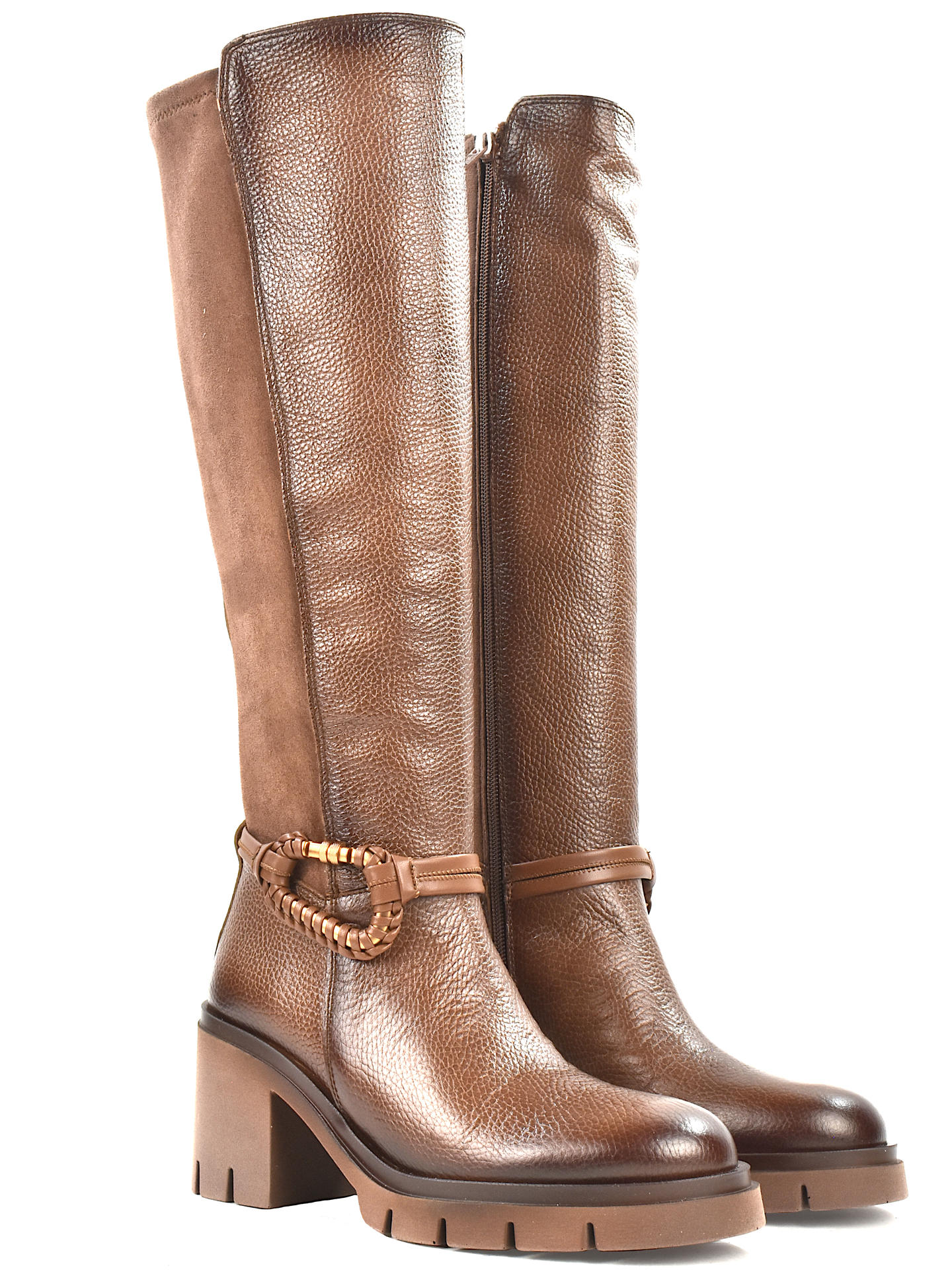 STIVALE ALTO HISPANITAS 254332 MARRONE