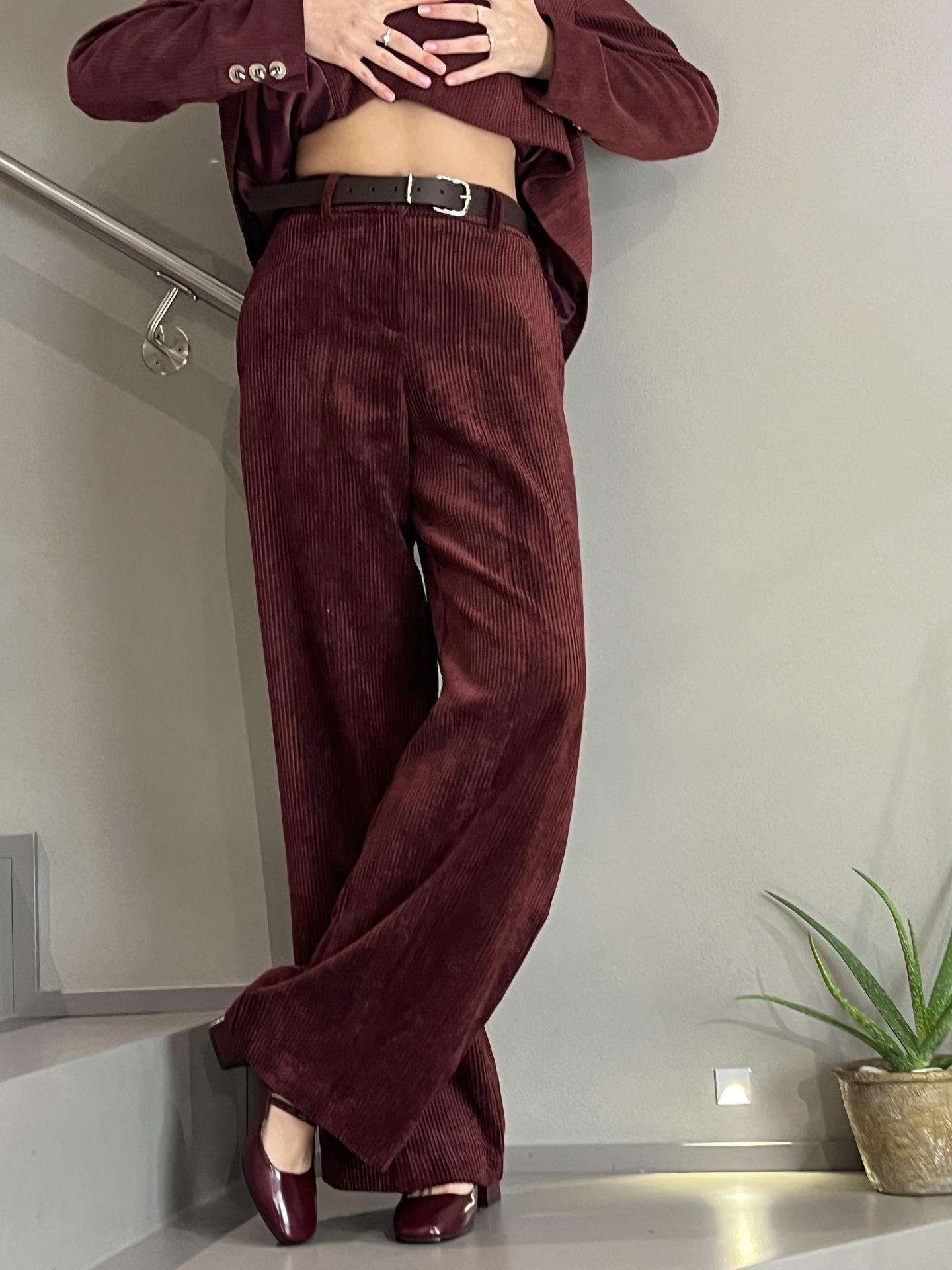 PANTALONE MOTEL 25P3293 BORDEAUX