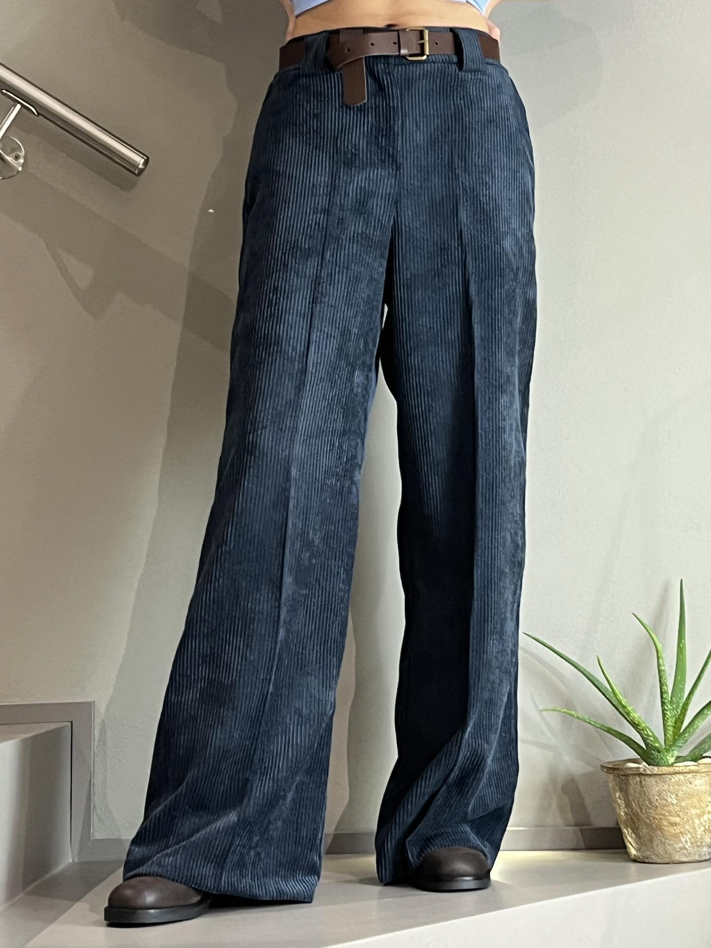 PANTALONE TENSIONE IN FIRENZE 25P4597 BLUE