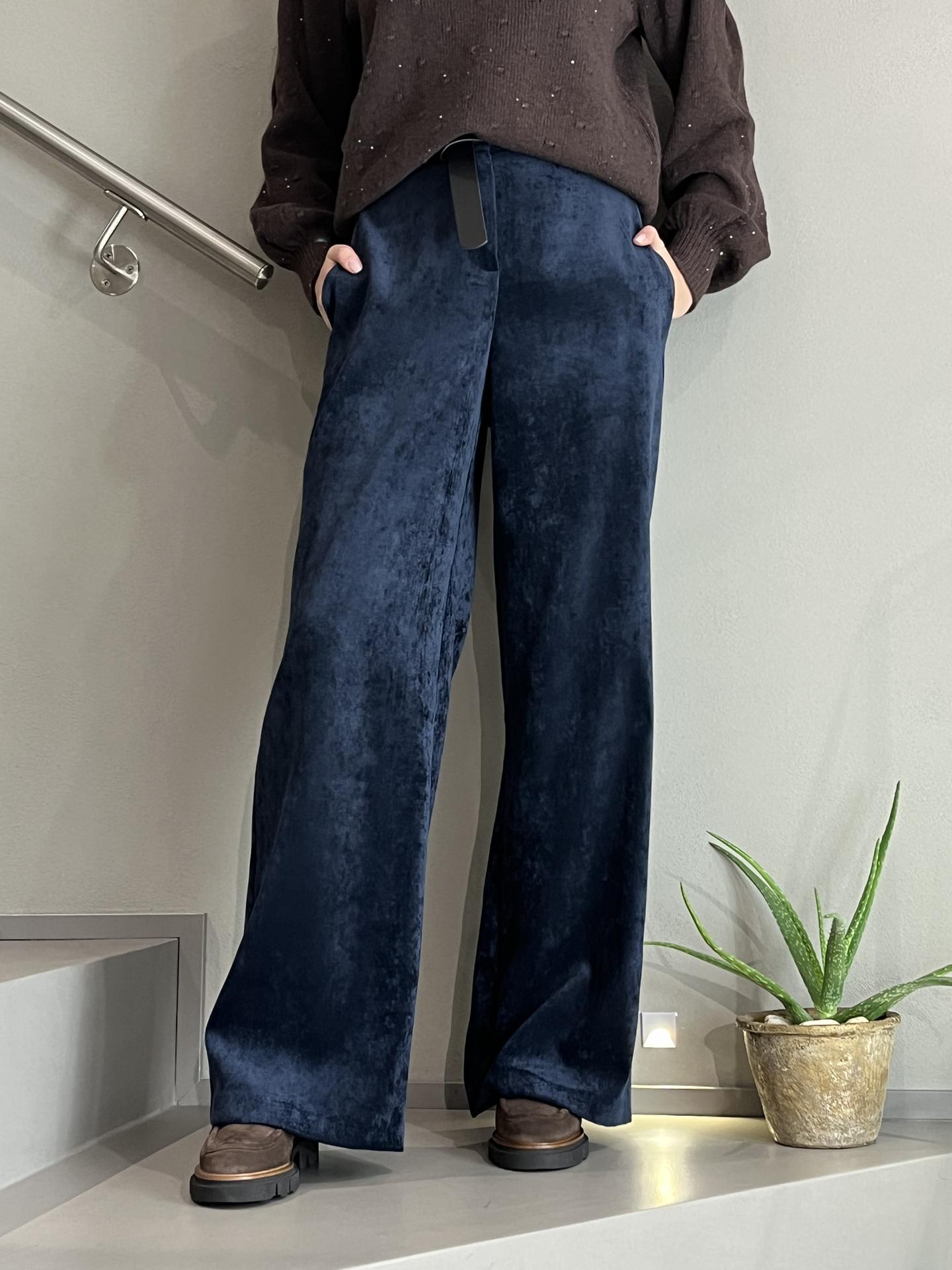 PANTALONE TENSIONE IN FIRENZE 25P4658 BLUE