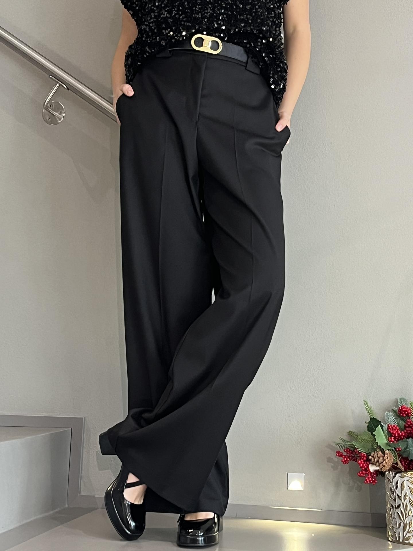 PANTALONE TENSIONE IN FIRENZE 25P4832 NERO