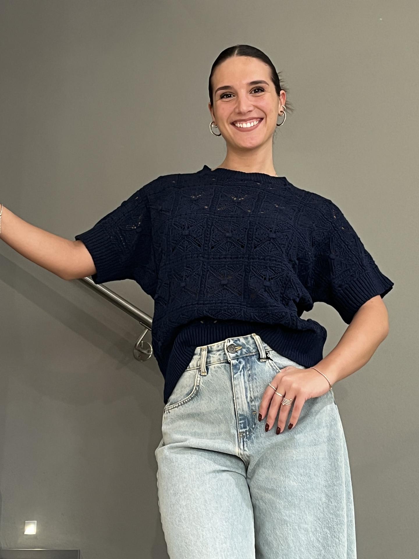 MAGLIA TENSIONE IN FIRENZE 26146 BLUE