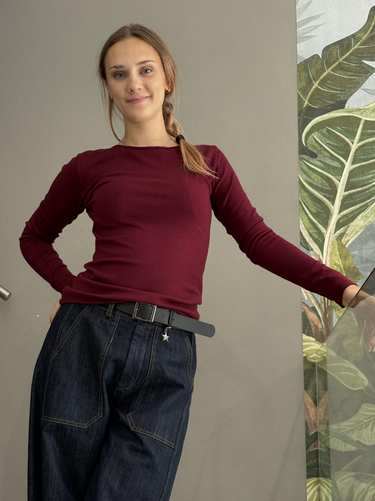 MAGLIA SUSY MIX 26902 BORDEAUX