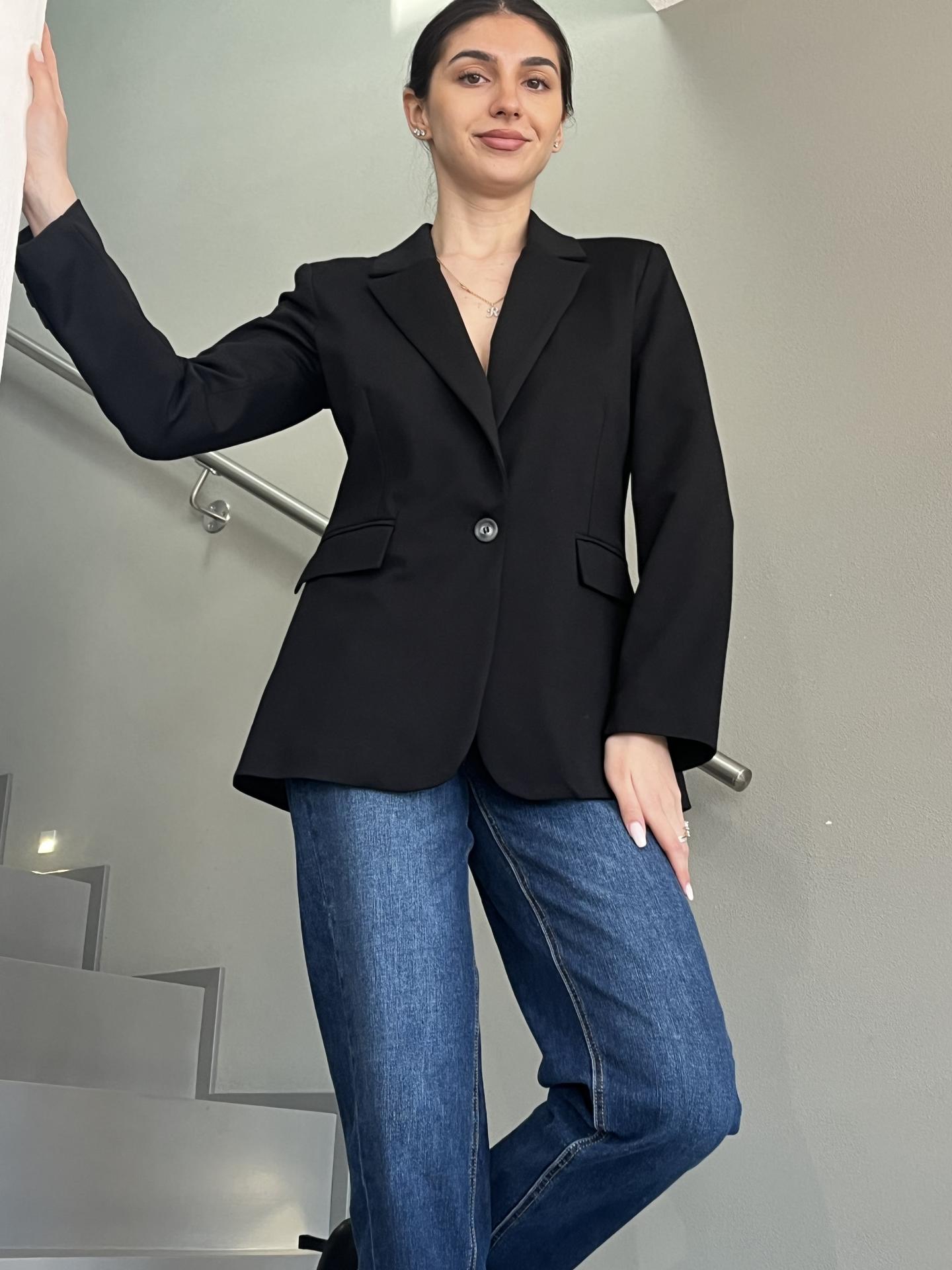 GIACCA TENSIONE IN FIRENZE 26B1203 NERO