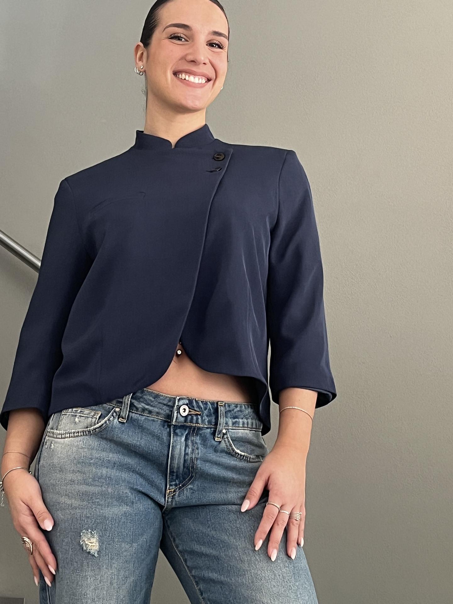 GIACCA TENSIONE IN FIRENZE 26B4185 BLUE