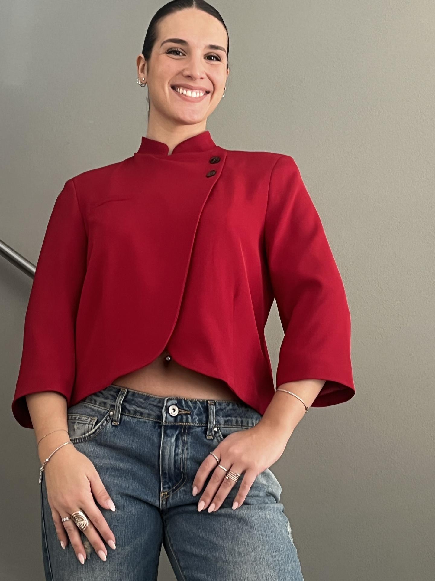 GIACCA TENSIONE IN FIRENZE 26B4185 ROSSO