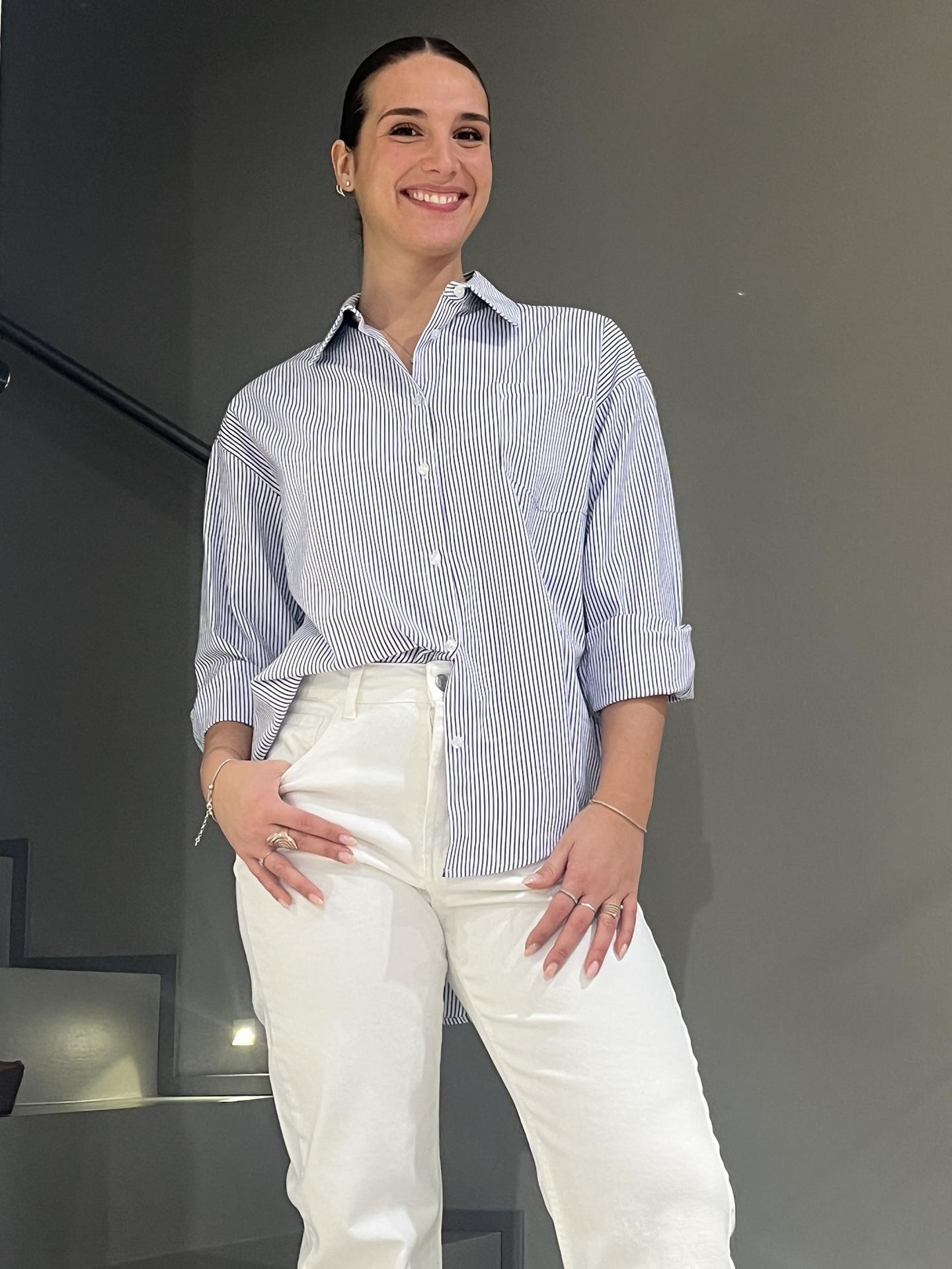 CAMICIA TENSIONE IN FIRENZE 26C3732 BLUE