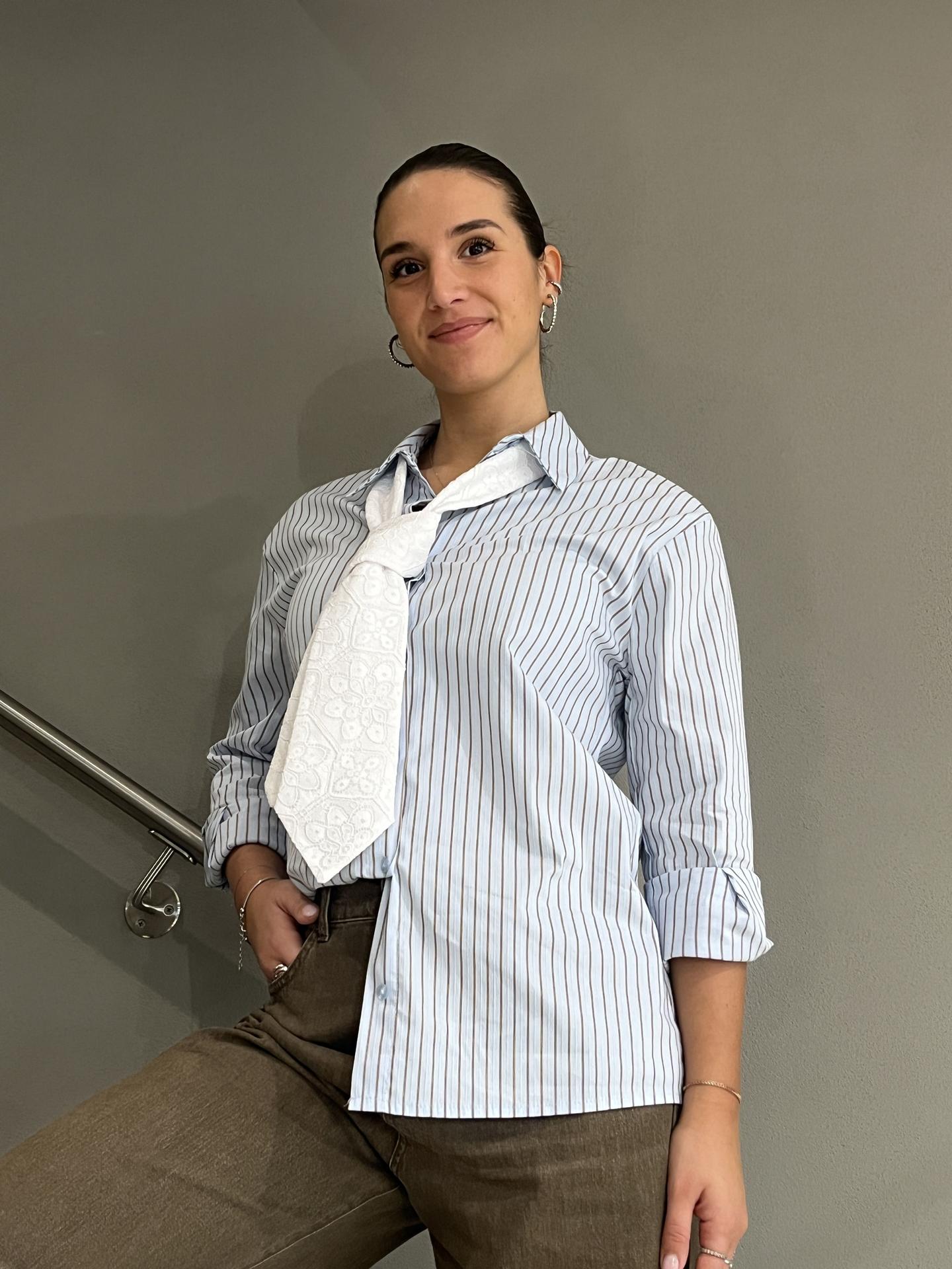 CAMICIA TENSIONE IN FIRENZE 26C3914 AZZURRO
