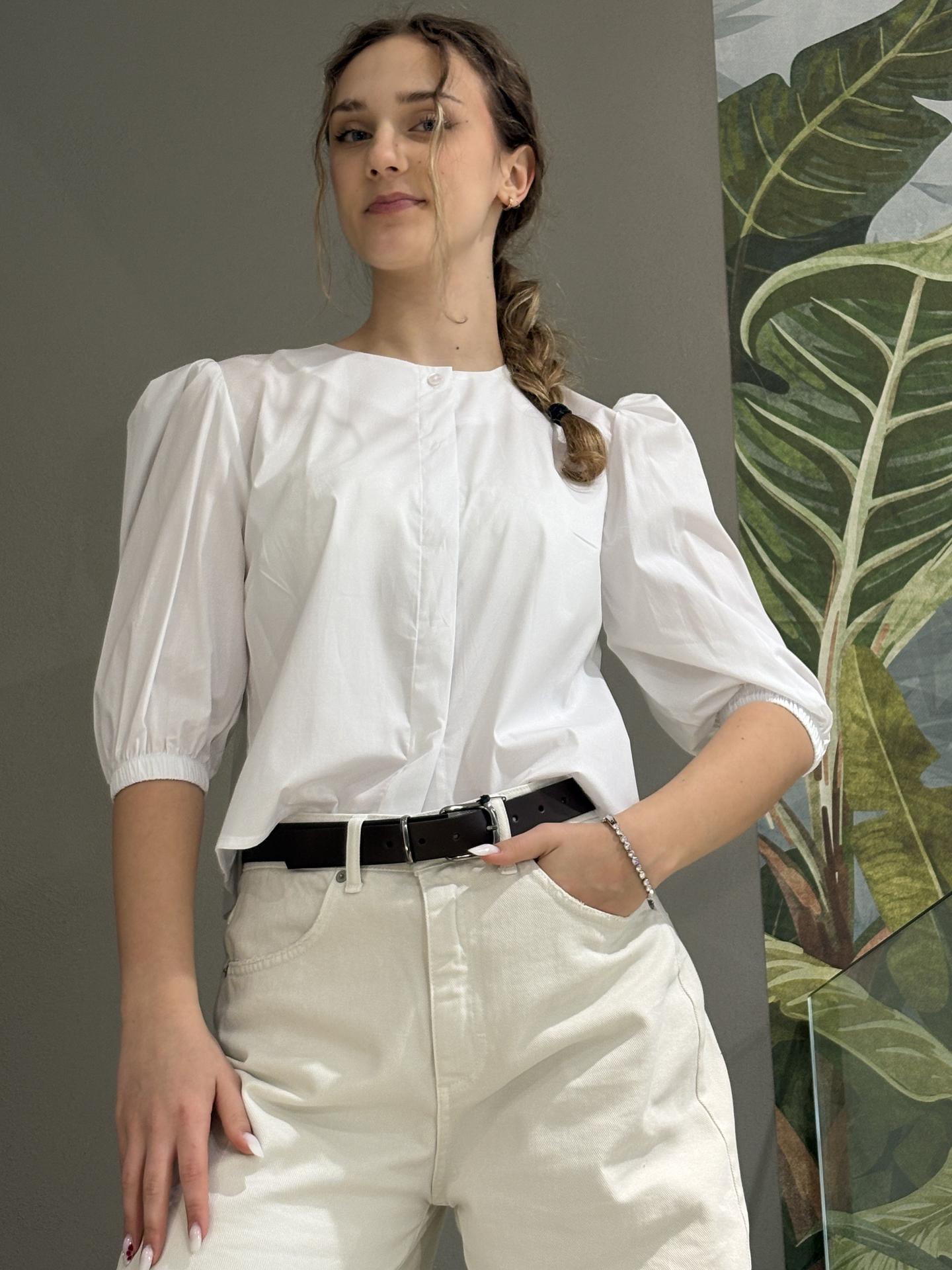 CAMICIA TENSIONE IN FIRENZE 26C4718 BIANCO