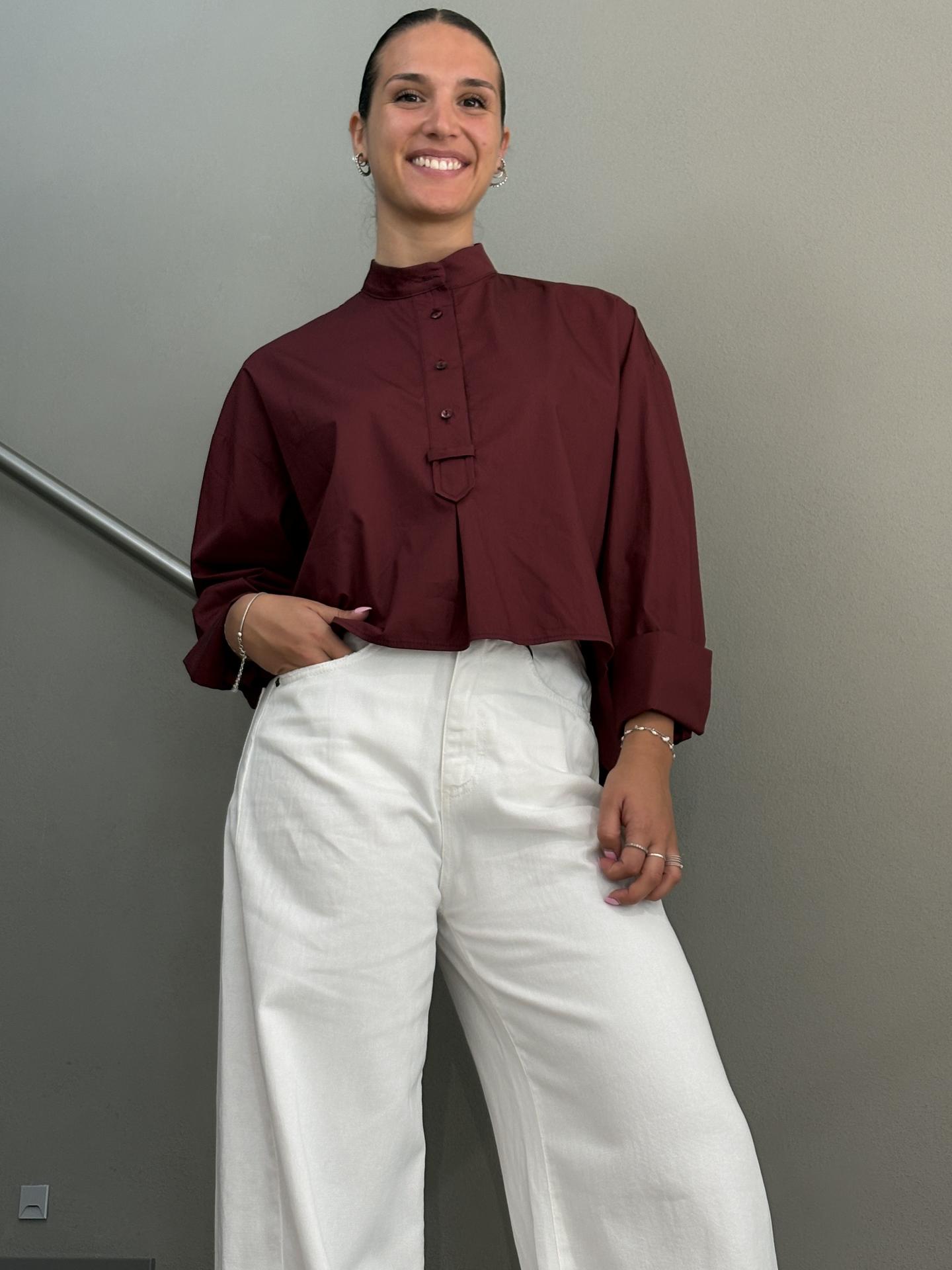 CAMICIA TENSIONE IN FIRENZE 26C4933 BORDEAUX
