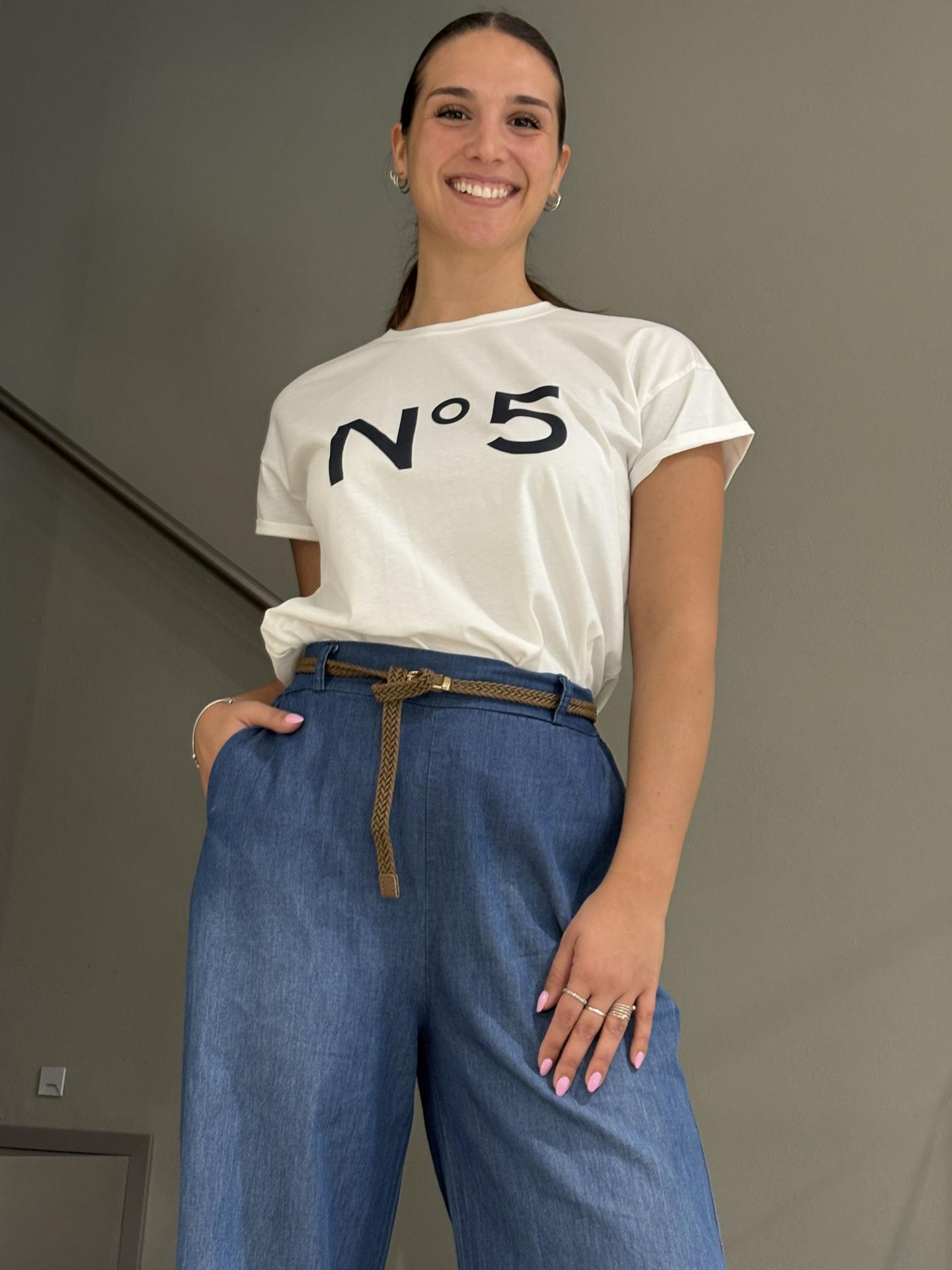 T-SHIRT TENSIONE IN FIRENZE 26M4385 BIANCO