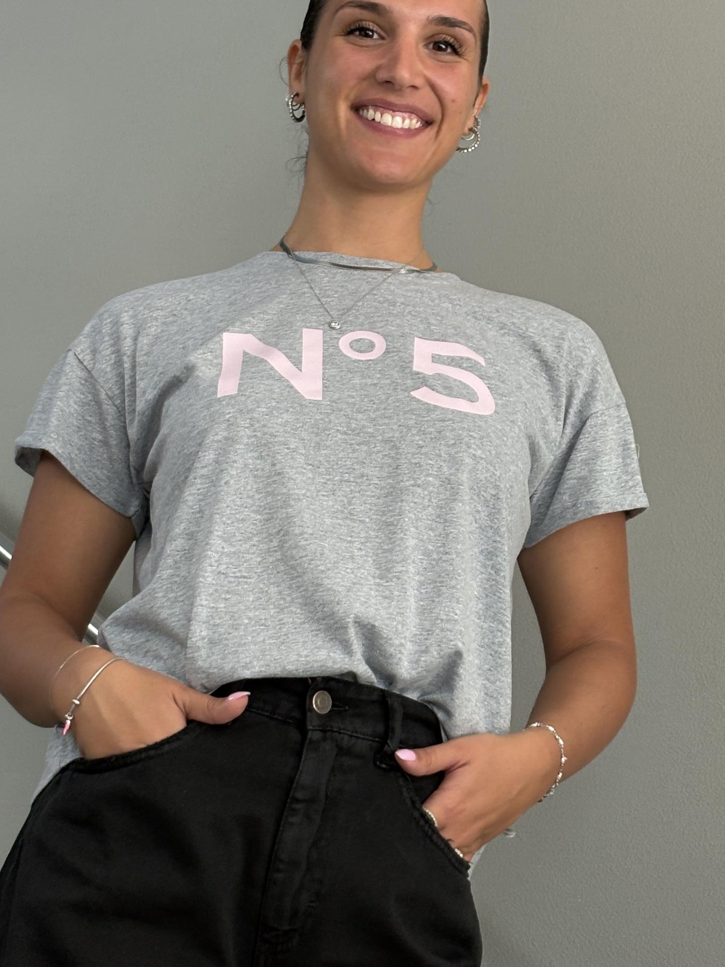 T-SHIRT TENSIONE IN FIRENZE 26M4385 GRIGIO