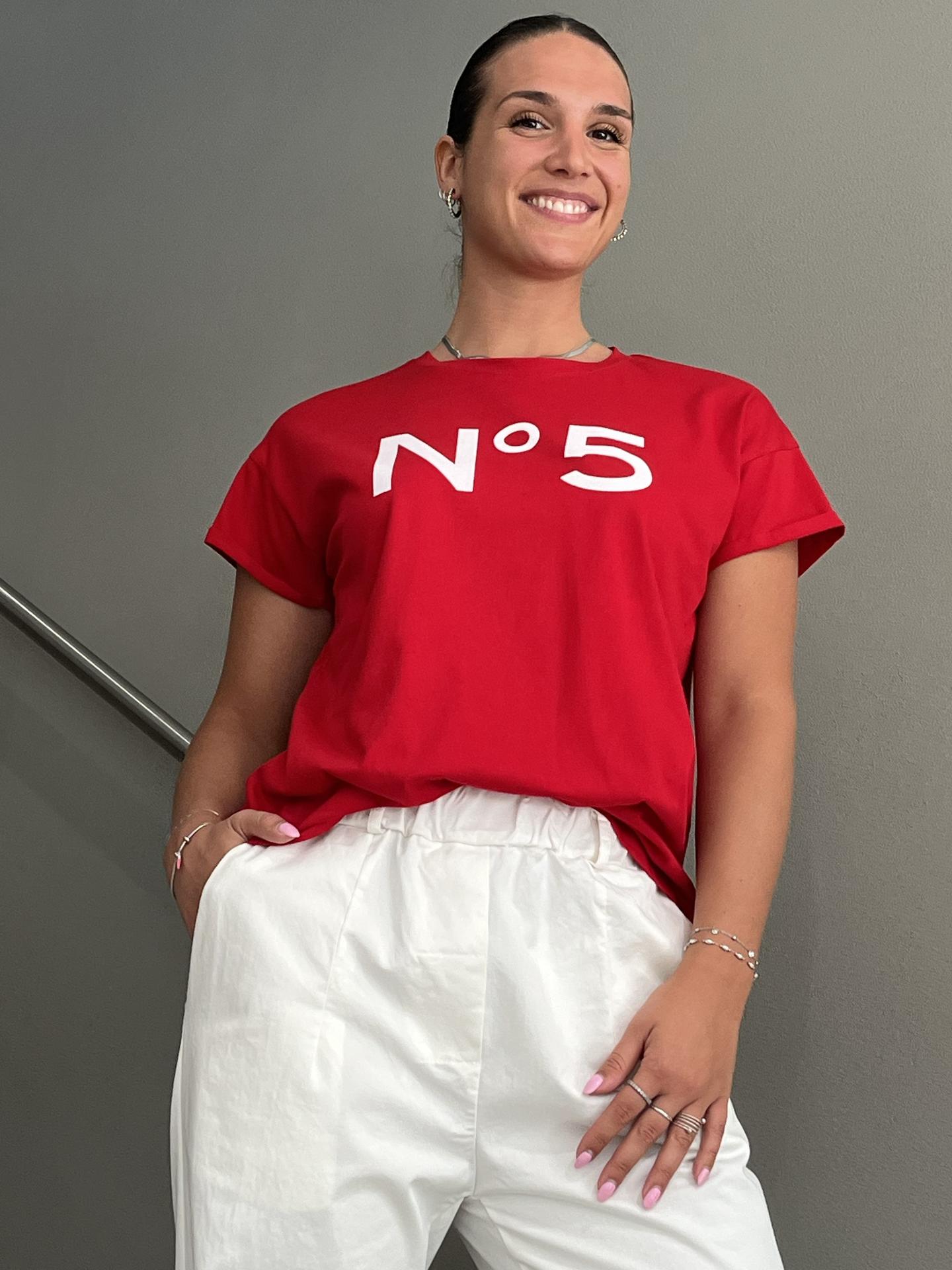 T-SHIRT TENSIONE IN FIRENZE 26M4385 ROSSO