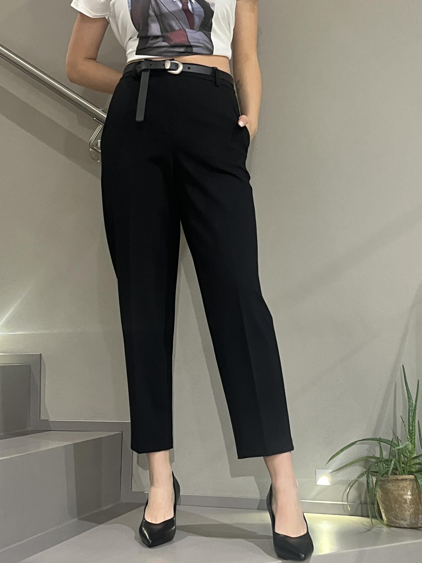 PANTALONE TENSIONE IN FIRENZE 26P1202 NERO