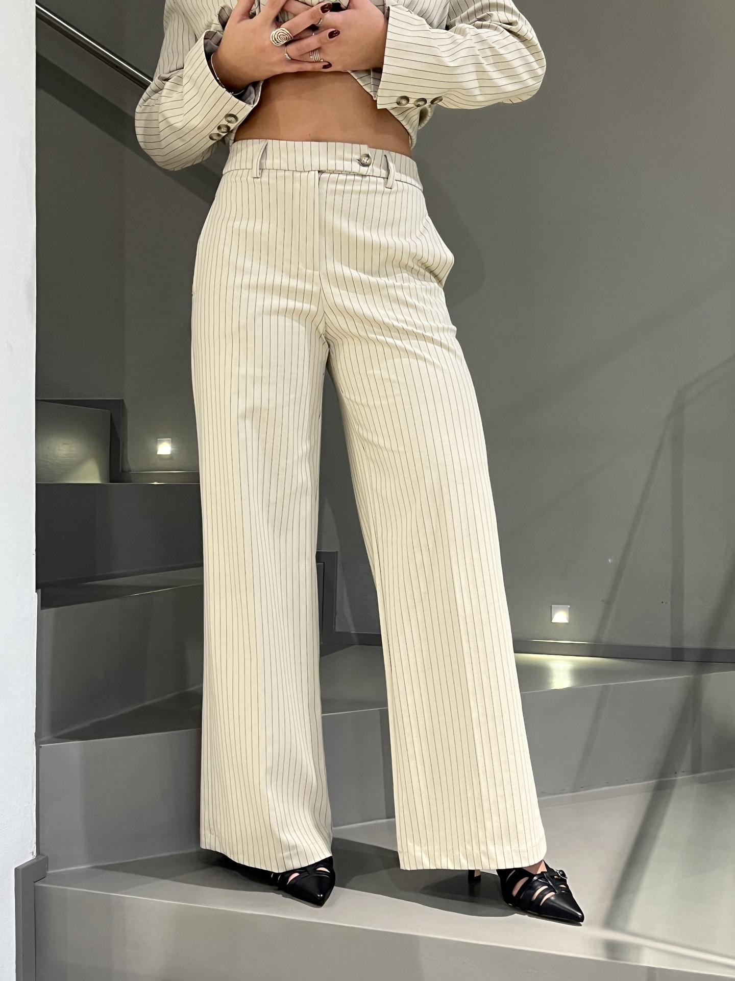PANTALONE TENSIONE IN FIRENZE 26P4075 BEIGE