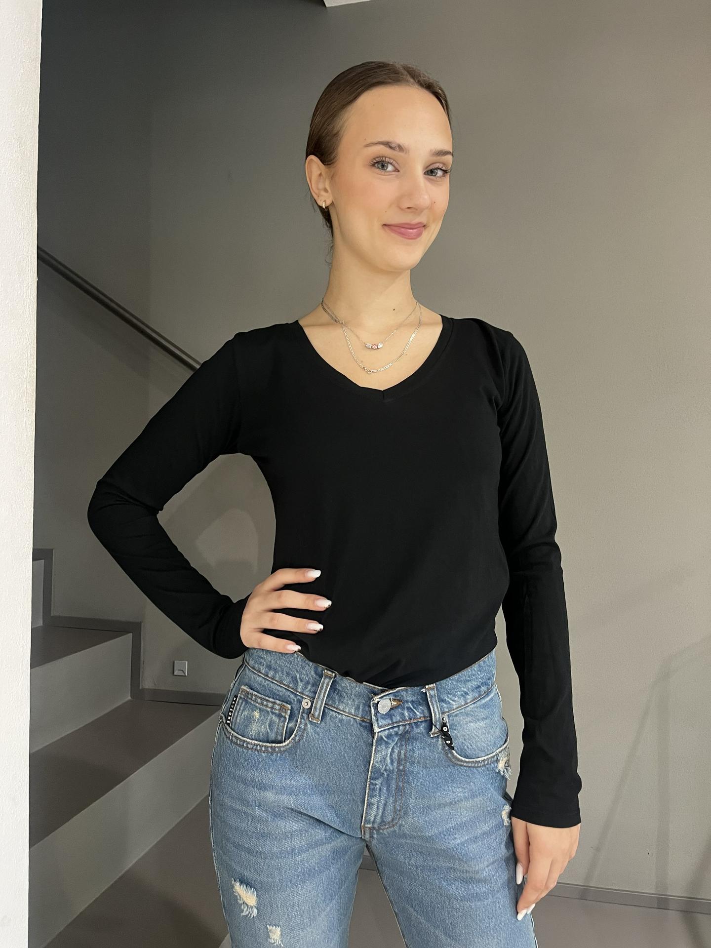 MAGLIA SUSY MIX 2765 NERO