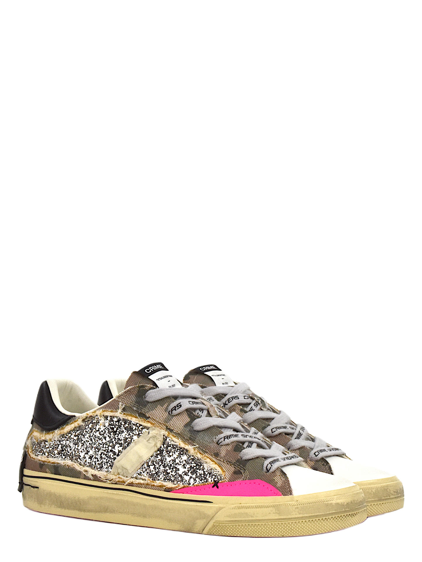 SNEAKERS CRIME LONDON 29073 ARGENTO