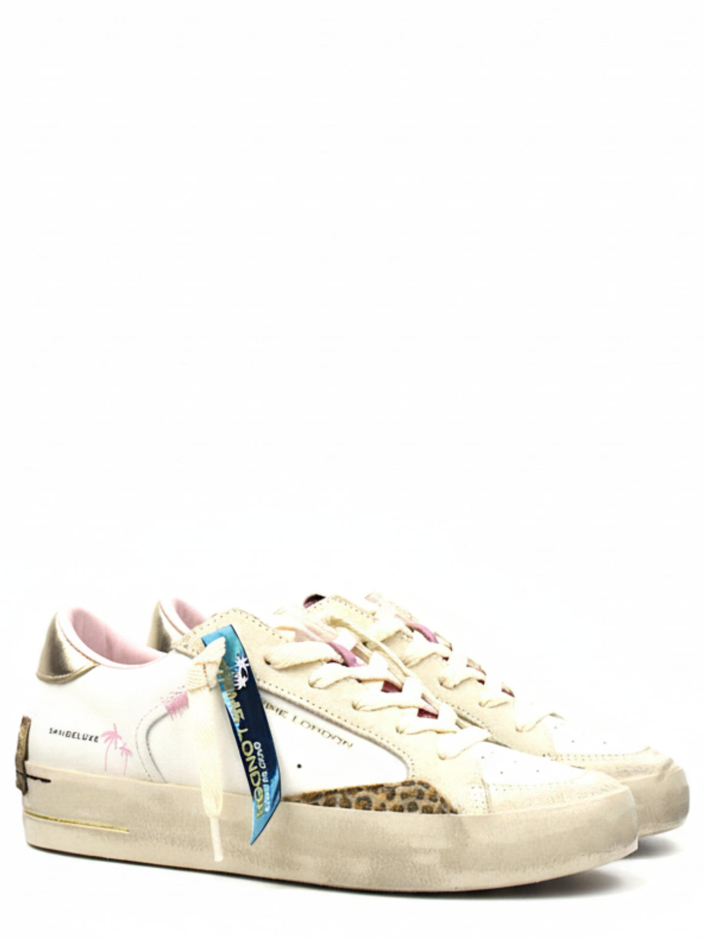 SNEAKERS CRIME LONDON 29103W BIANCO