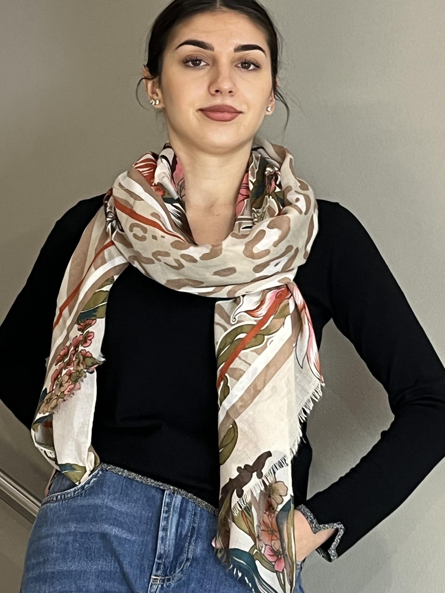 FOULARD LIU.JO ACCESSORIES 2A5030 NATURALE