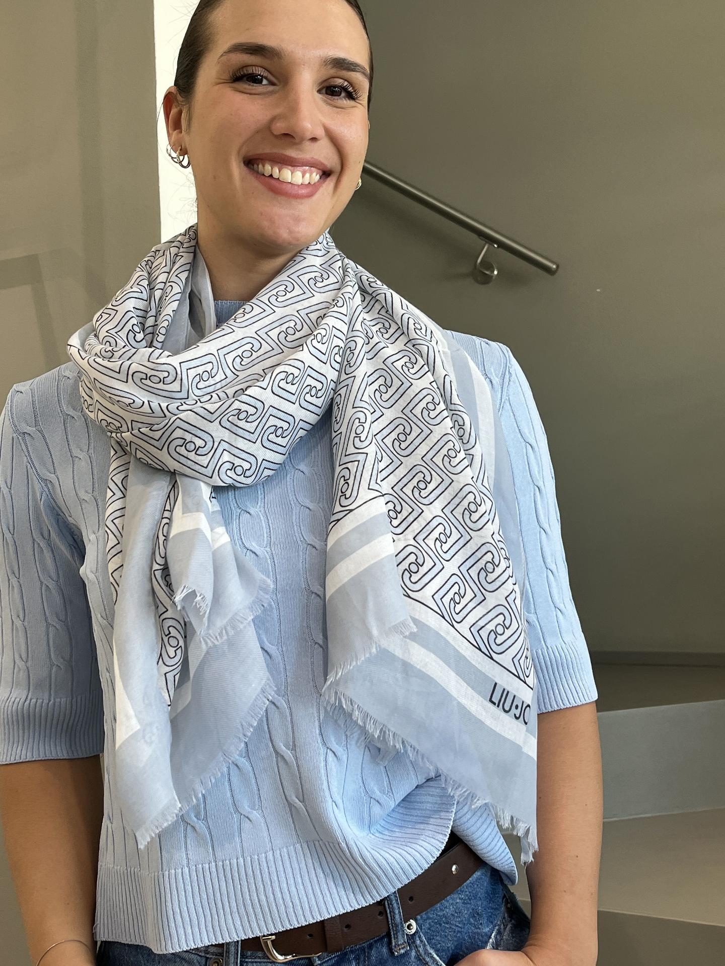 FOULARD LIU.JO ACCESSORIES 2A6039 AZZURRO