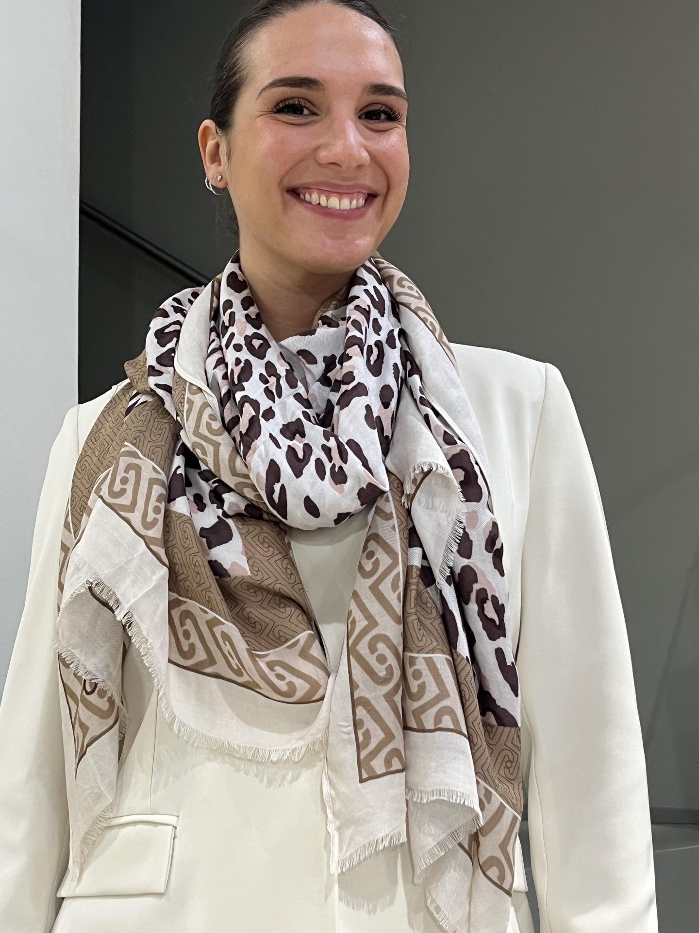 FOULARD LIU.JO ACCESSORIES 2A6041 NATURALE